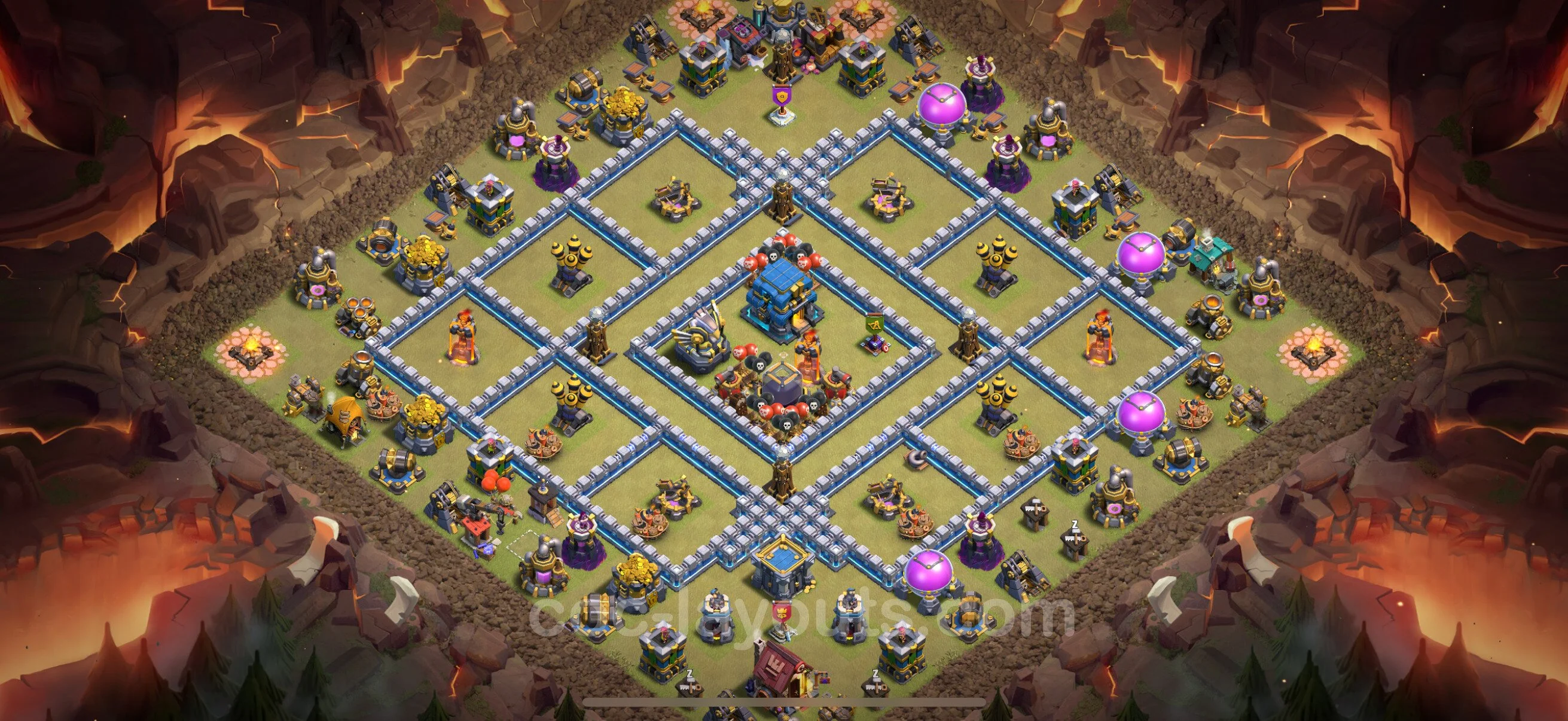Top War Base TH12 with Link, Anti Everything - Anti 3 Stars CWL Plan - Clash of Clans - (#144) — Війна BH12