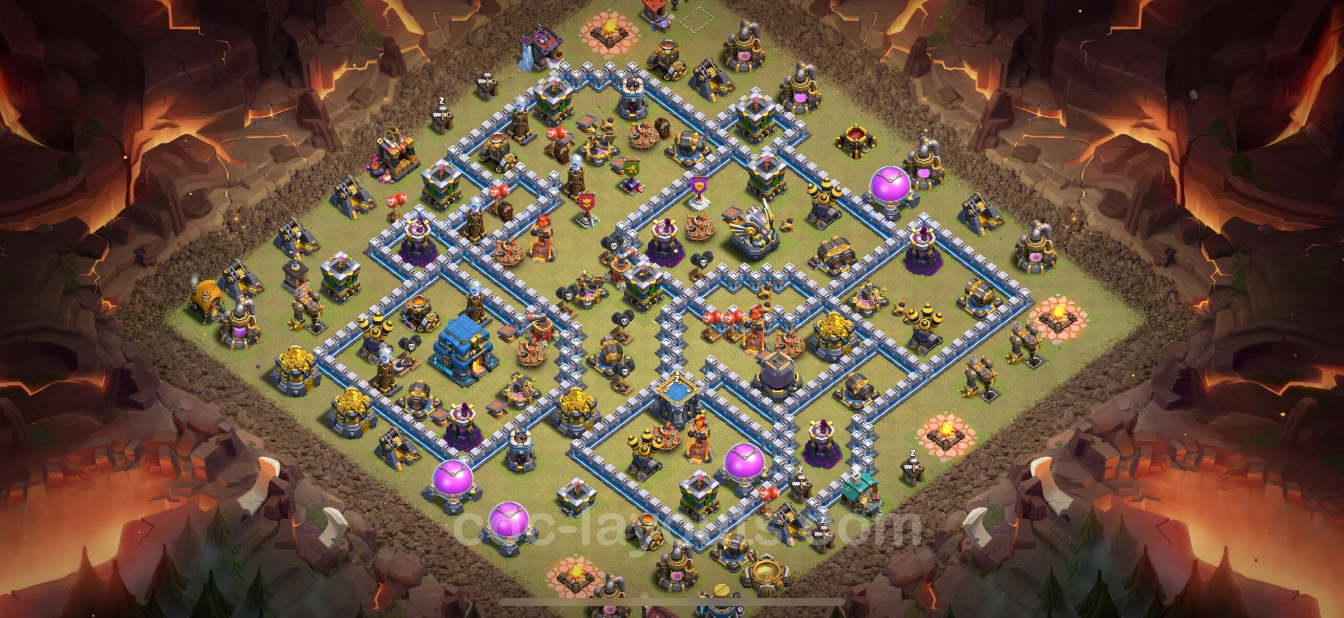 Top War Base TH12 with Link - Anti 3 Stars CWL Plan - Clash of Clans - (#145) — Wojna BH12