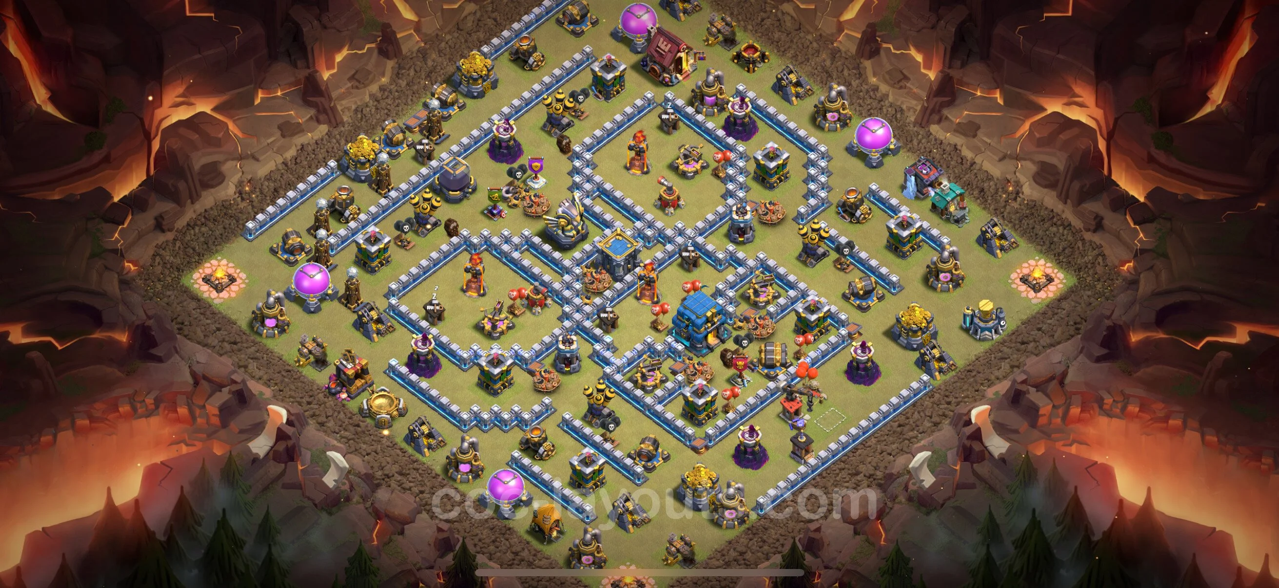 Top War Base TH12 with Link - CWL Defence Plan - Clash of Clans - (#146) — War BH12
