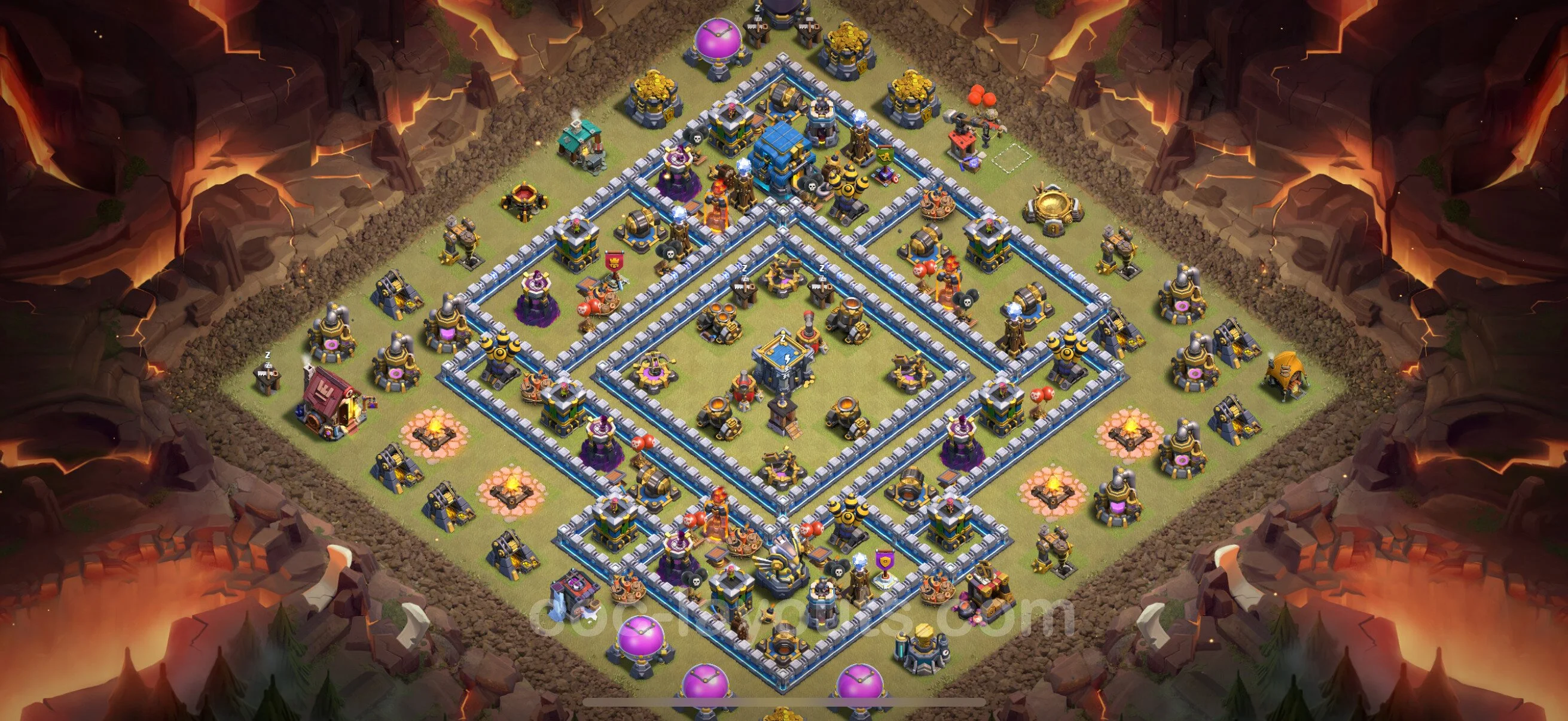Top War Base TH12 with Link - CWL Defence Plan - Clash of Clans - (#150) — Guerra BH12