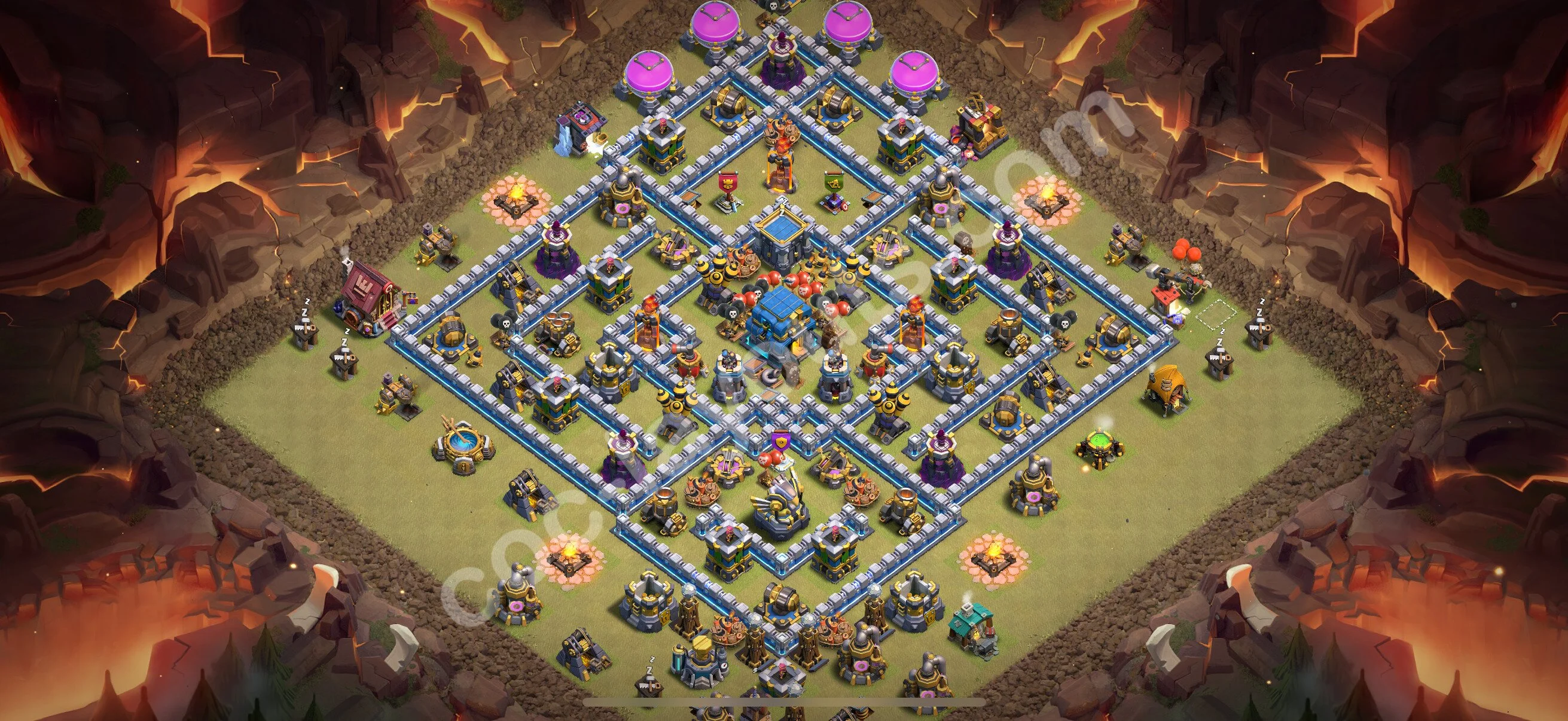 Top War Base TH12 with Link, Anti Air / Electro Dragon - Anti 2 Stars CWL Plan 2026 - Clash of Clans - (#159) — Wojna BH12