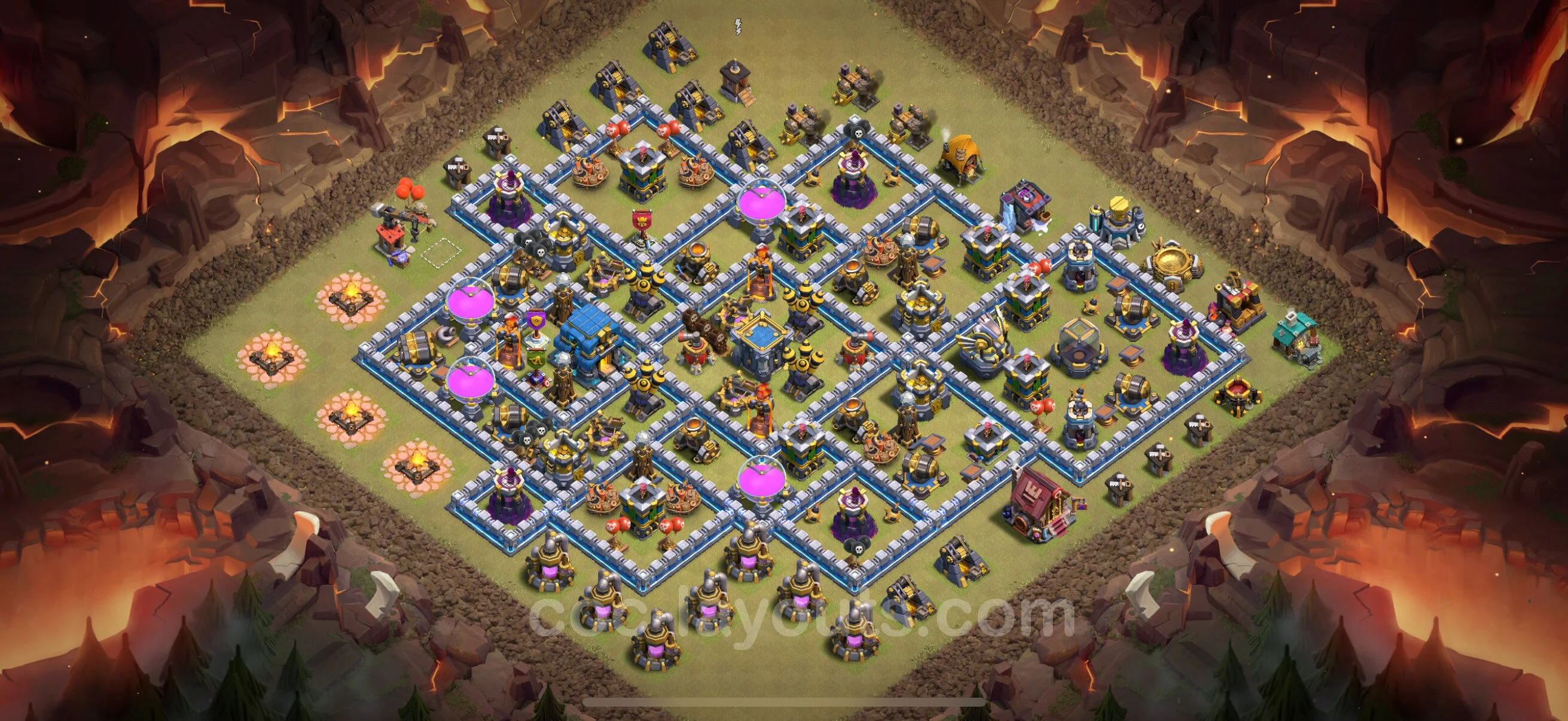 Top War Base TH12 with Link, Anti Everything - Anti 2 Stars CWL Plan - Clash of Clans - (#167) — Война BH12