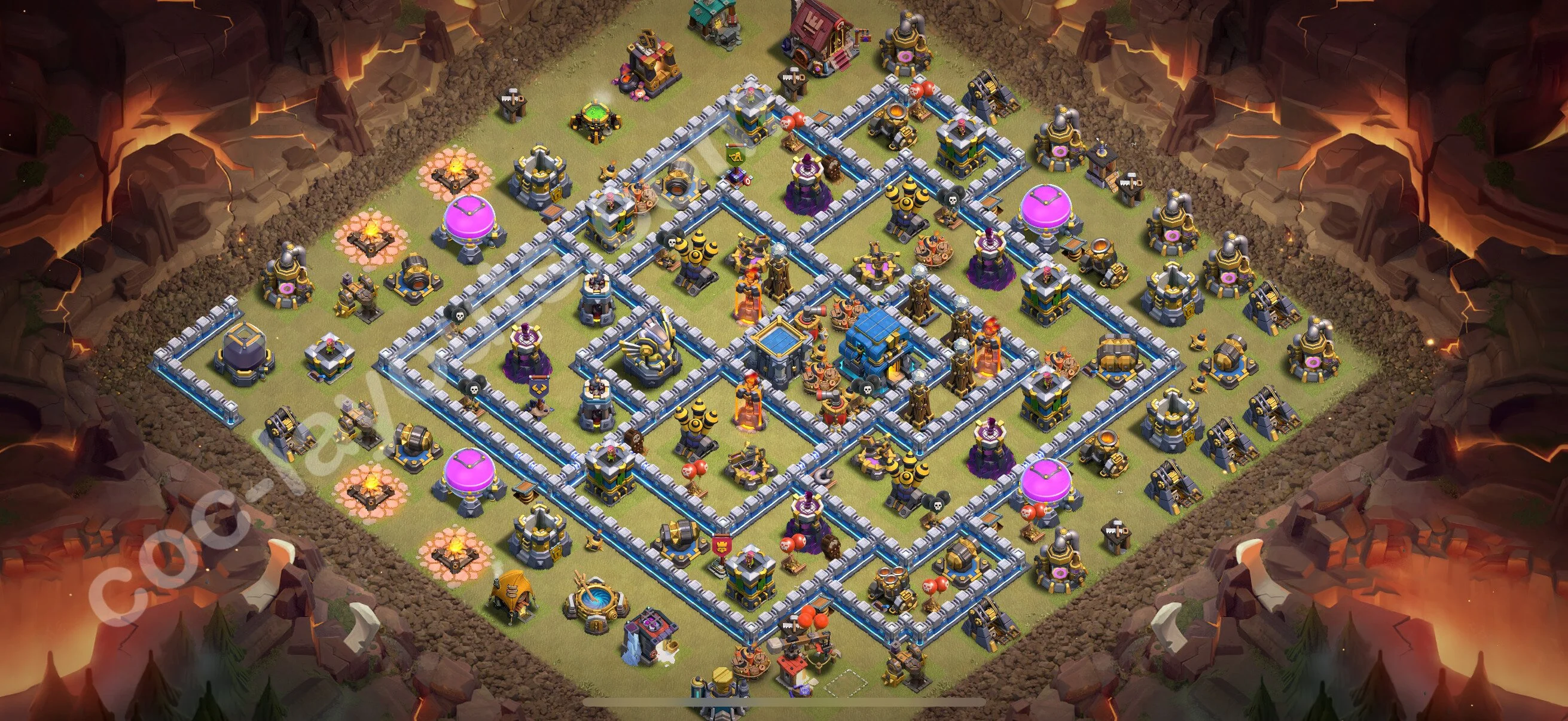 Top War Base TH12 with Link, Anti Air / Electro Dragon - Anti 3 Stars CWL Plan 2026 - Clash of Clans - (#175) — Krieg BH12