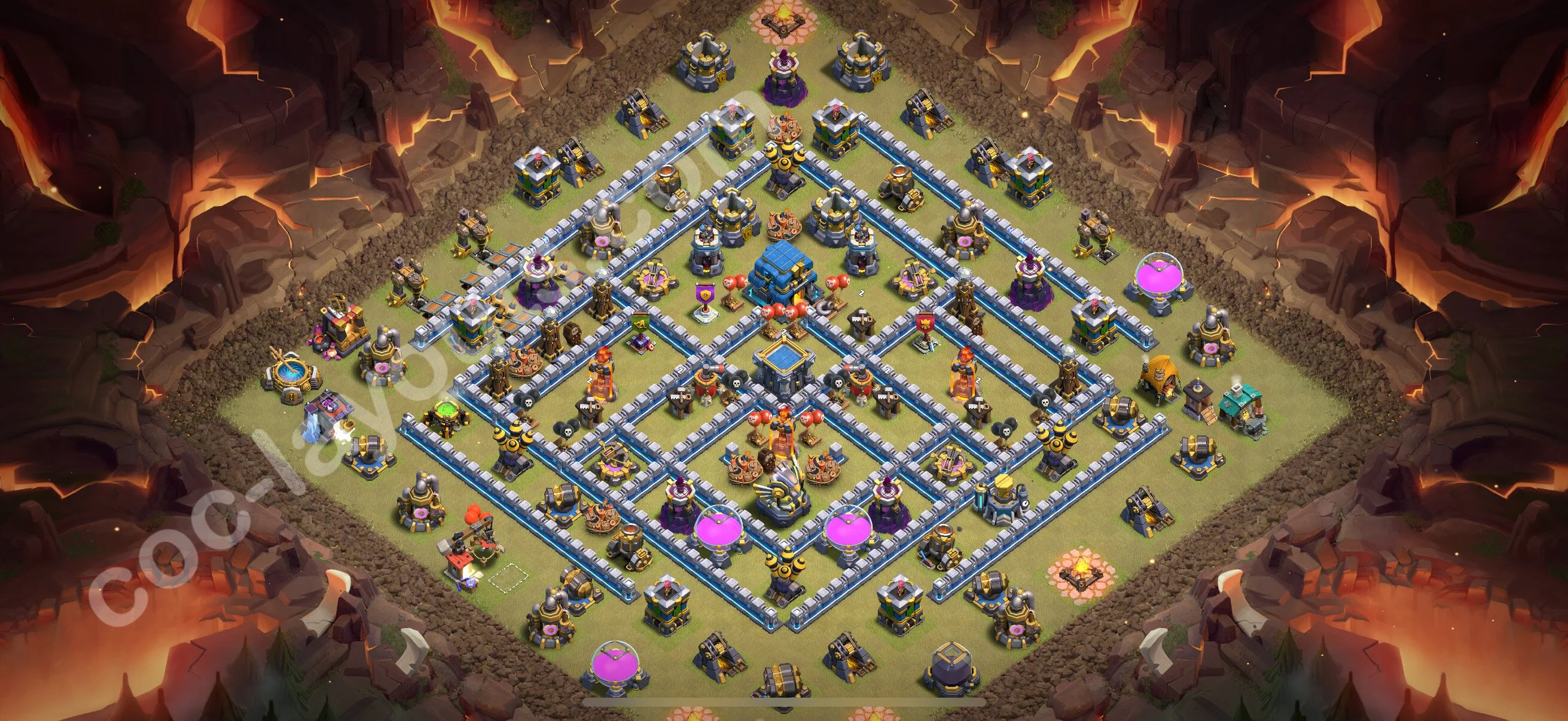 Top War Base TH12 with Link, Anti Everything - Max Levels CWL Plan 2026 - Clash of Clans - (#187) — Oorlog BH12