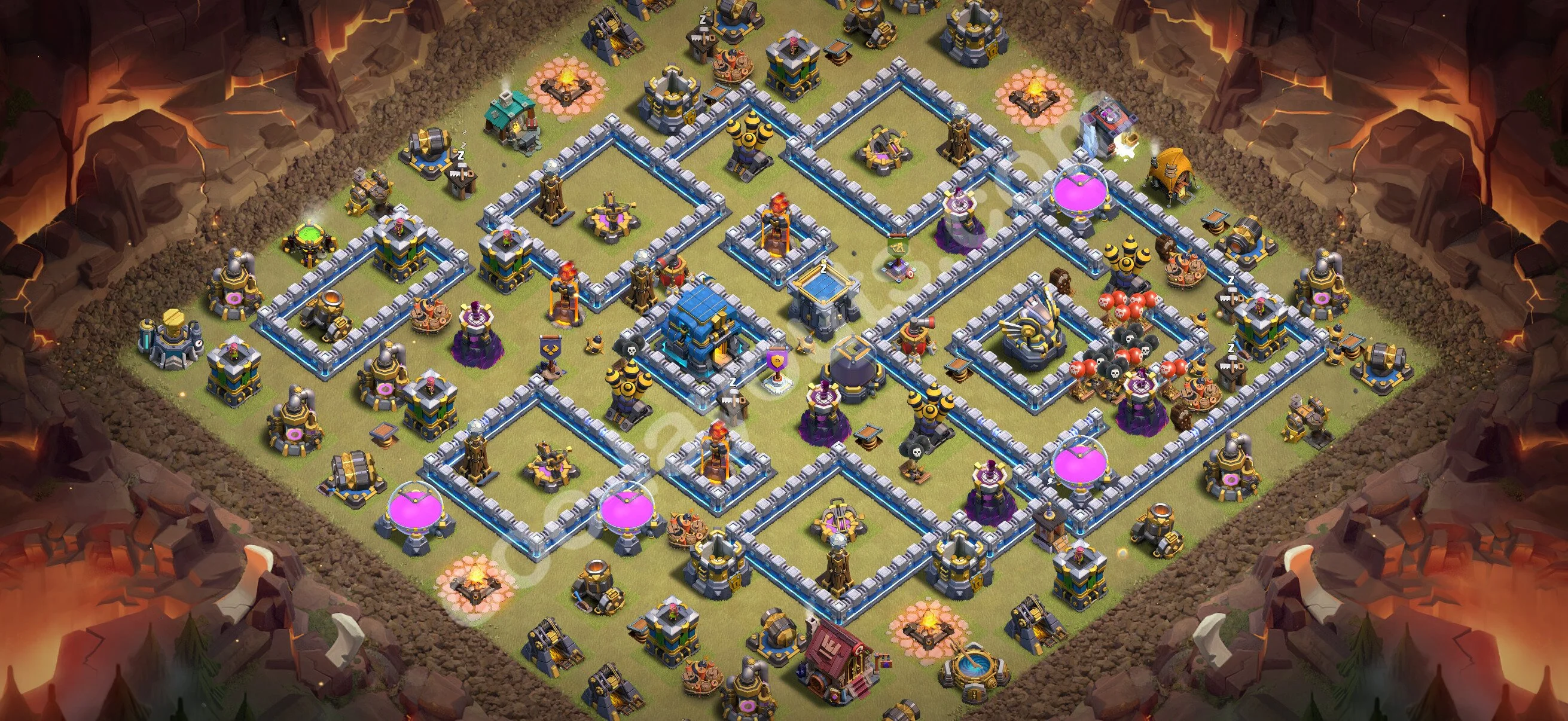 Top War Base TH12 with Link, Anti Everything - CWL Defence Plan 2026 - Clash of Clans - (#199) — War BH12