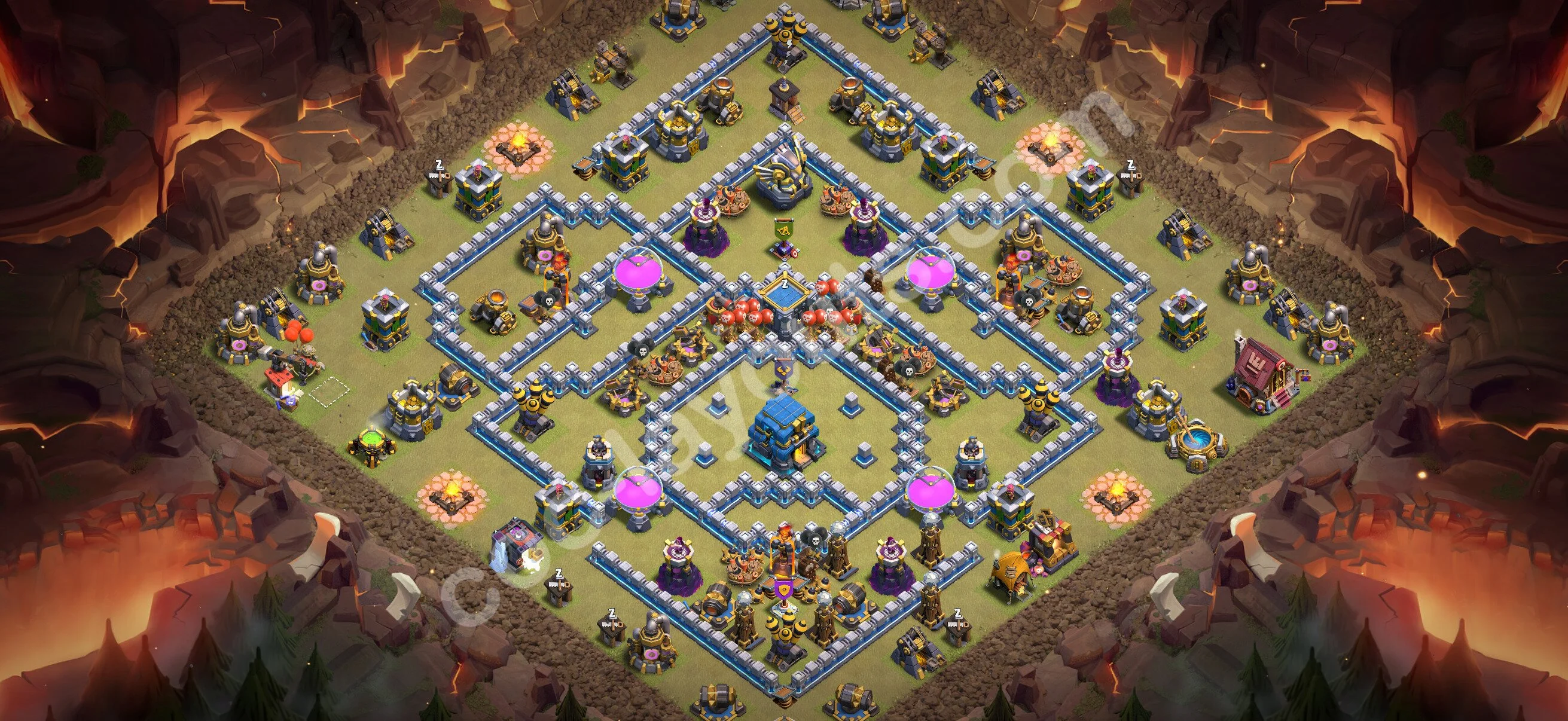 Top War Base TH12 with Link, Anti Everything - Anti 2 Stars CWL Plan 2026 - Clash of Clans - (#200) — Krieg BH12