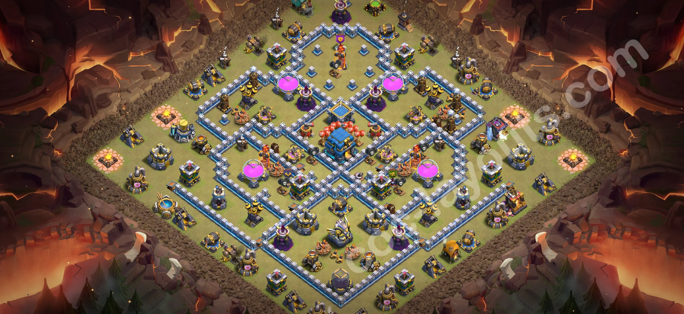 Top War Base TH12 with Link, Anti Everything - Anti 2 Stars CWL Plan 2026 - Clash of Clans - (#202) — Война BH12