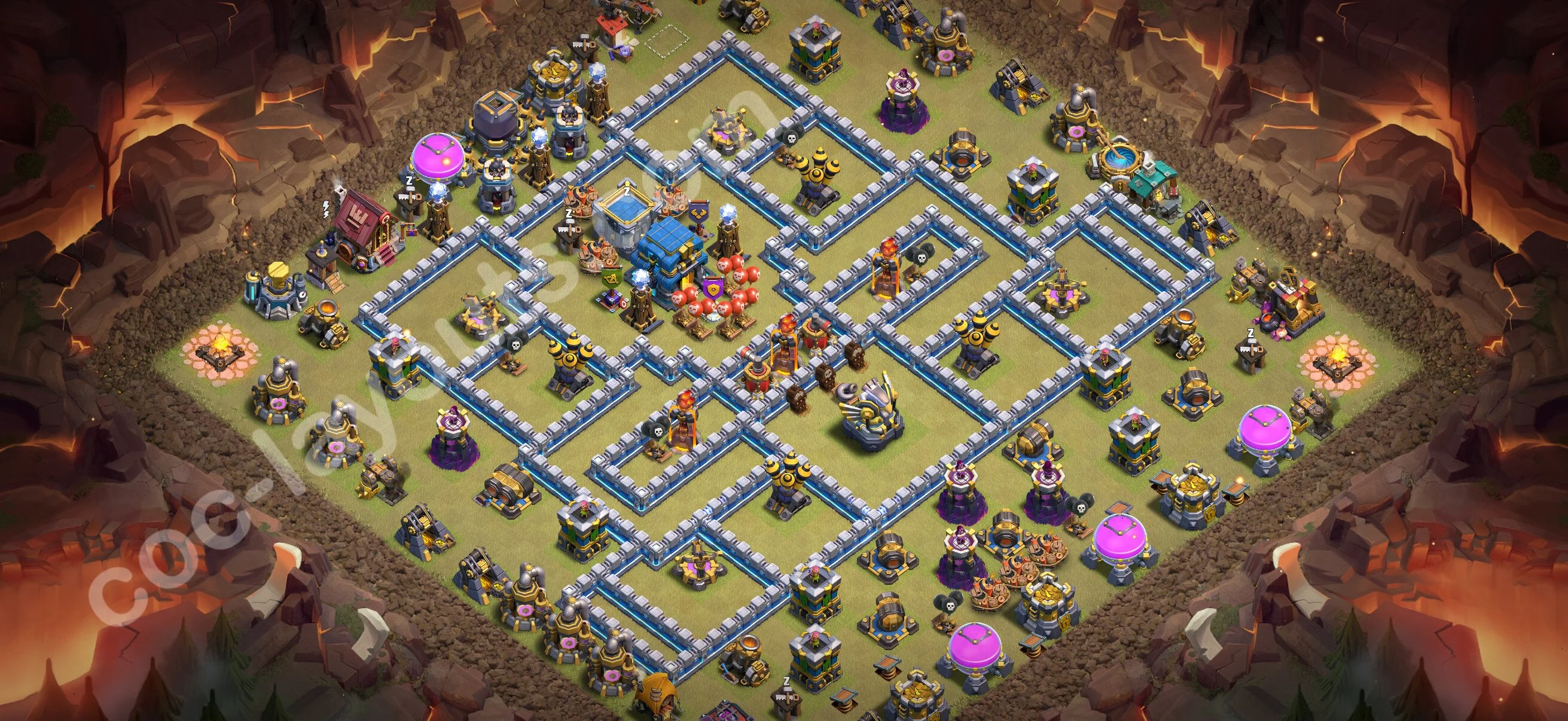 Top War Base TH12 with Link - Anti 3 Stars CWL Plan 2026 - Clash of Clans - (#204) — Війна BH12