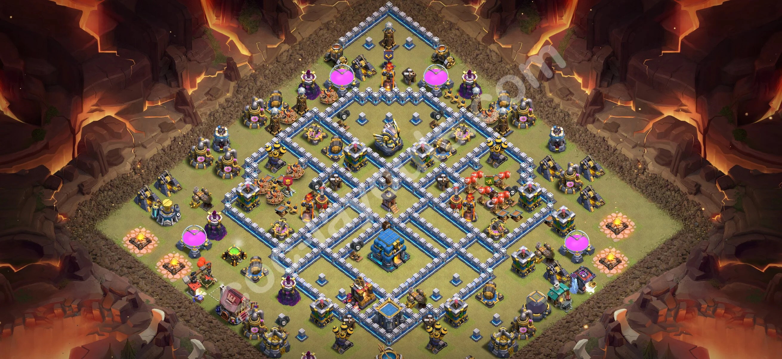 Top War Base TH12 with Link - Anti 3 Stars CWL Plan 2026 - Clash of Clans - (#207) — Война BH12