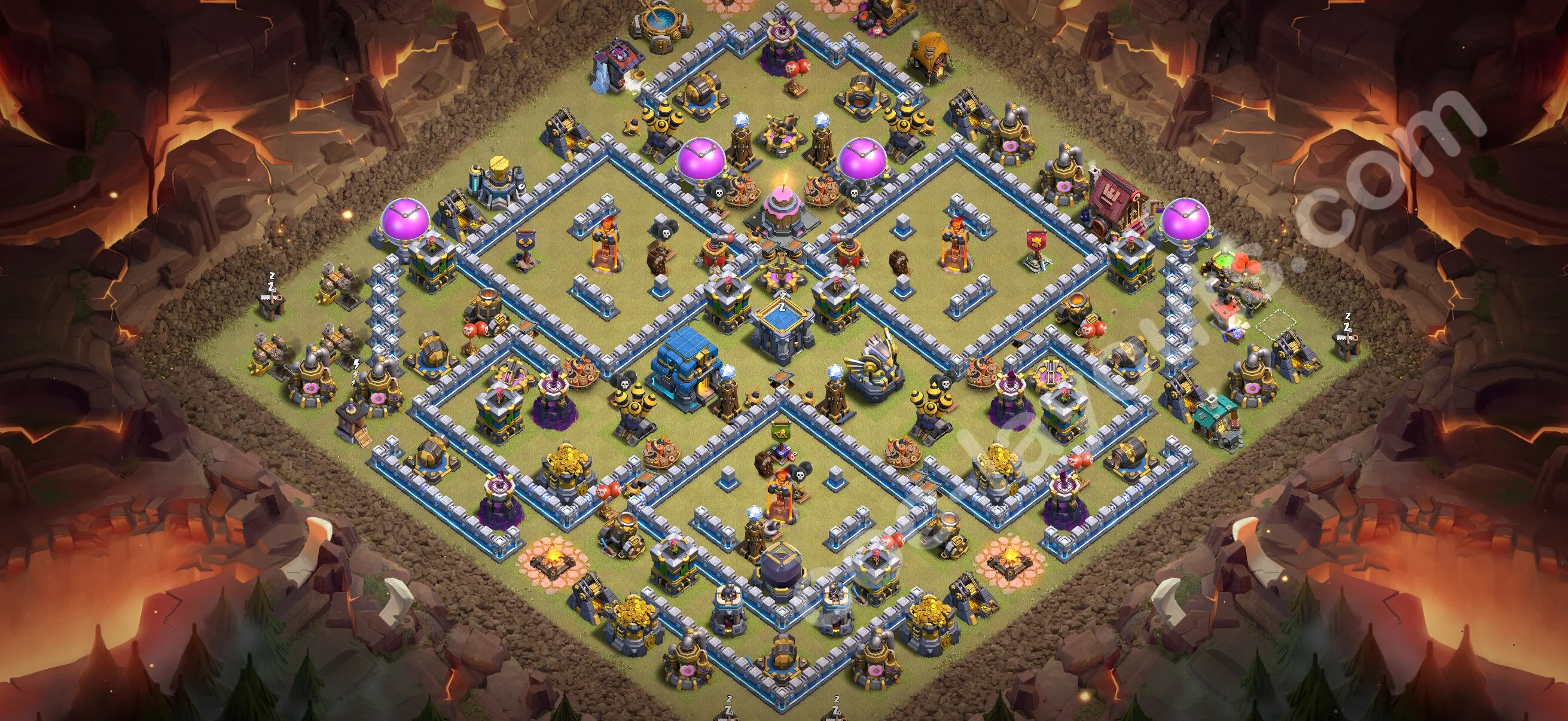 Top War Base TH12 with Link - Anti 3 Stars CWL Plan 2026 - Clash of Clans - (#208) — Savaş BH12