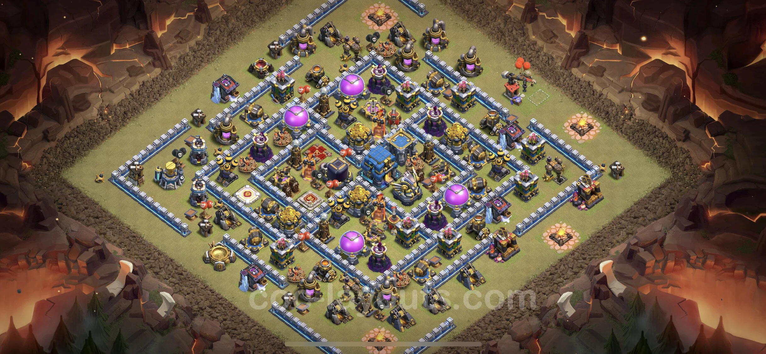 Top War Base TH12 with Link, Legend League, Anti Everything - CWL Defence Plan - Clash of Clans - (#65) — Війна BH12