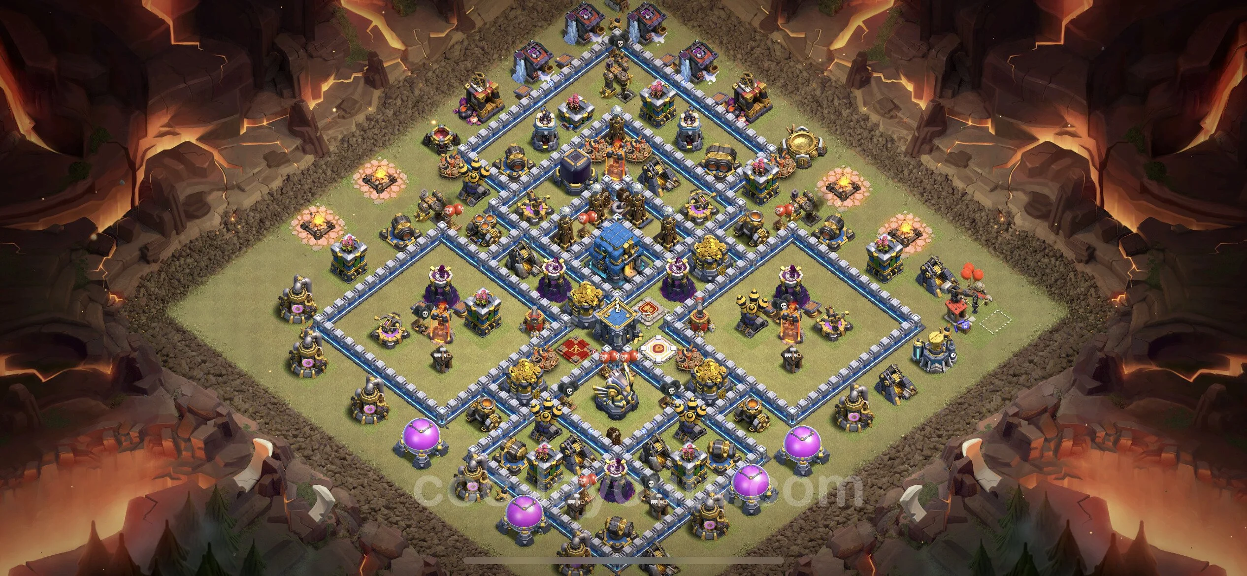 Top War Base TH12 with Link - Anti 2 Stars CWL Plan - Clash of Clans - (#69) — Війна BH12