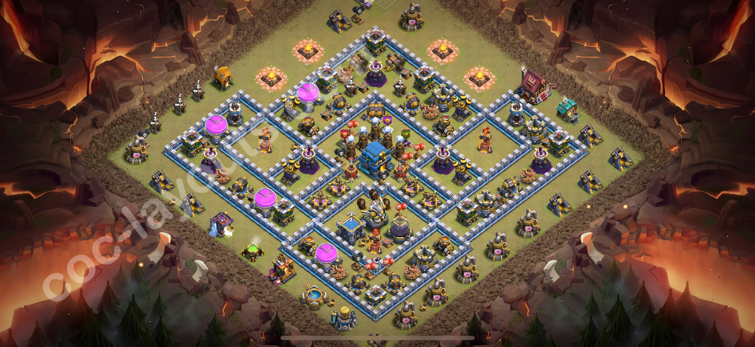 Top War Base TH12 with Link, Legend League - Anti 2 Stars CWL Plan 2026 - Clash of Clans - (#77) — Guerre BH12