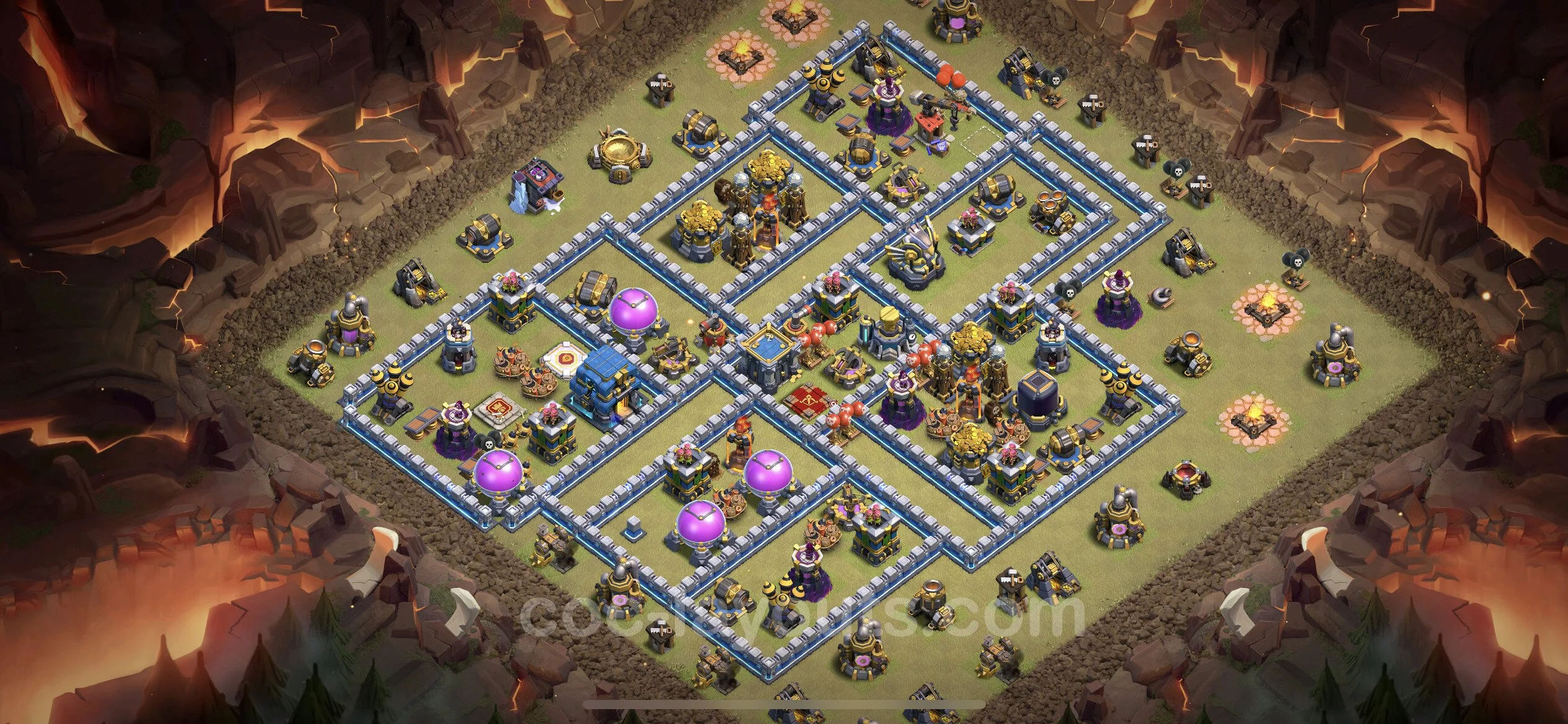 Top War Base TH12 with Link - CWL Defence Plan - Clash of Clans - (#85) — Wojna BH12