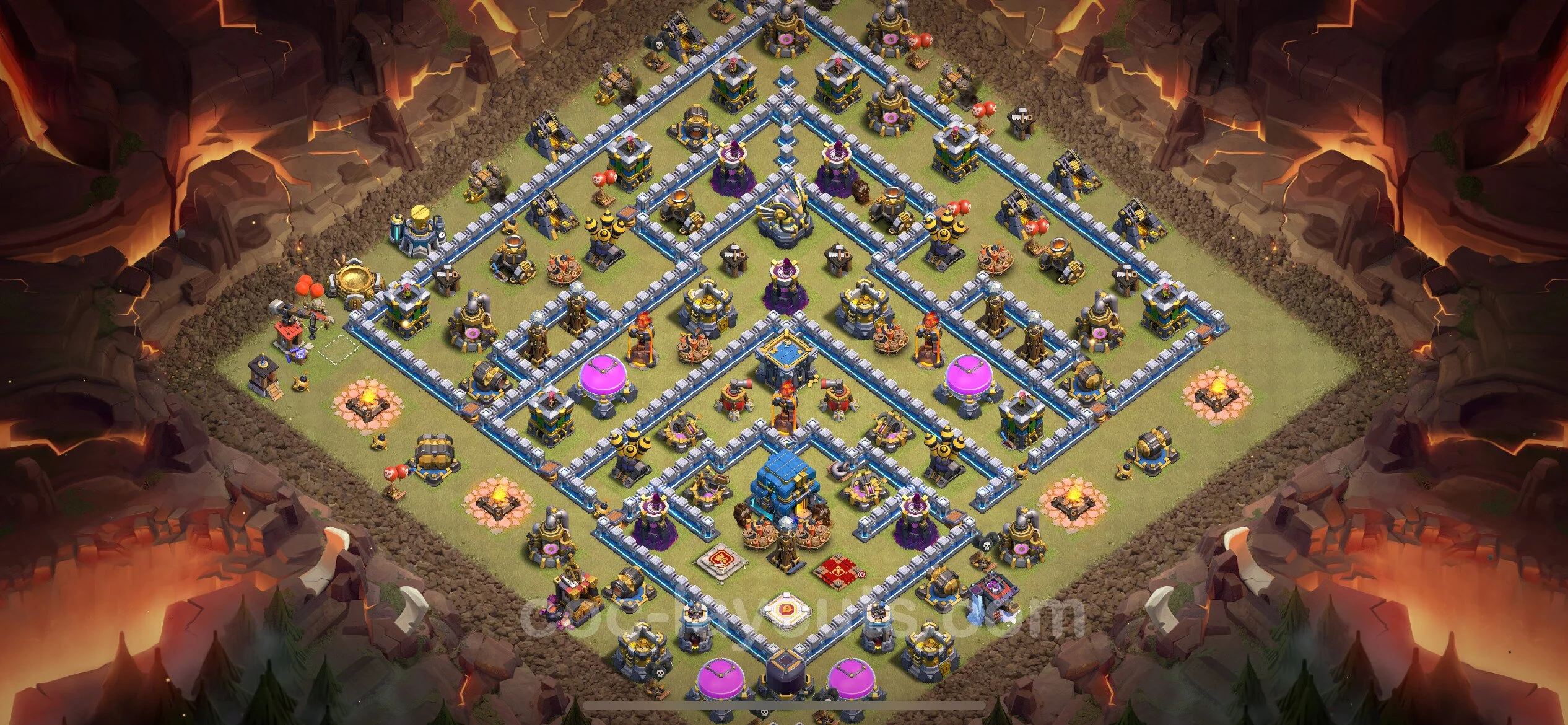 Top War Base TH12 with Link, Legend League - CWL Defence Plan - Clash of Clans - (#86) — Krieg BH12
