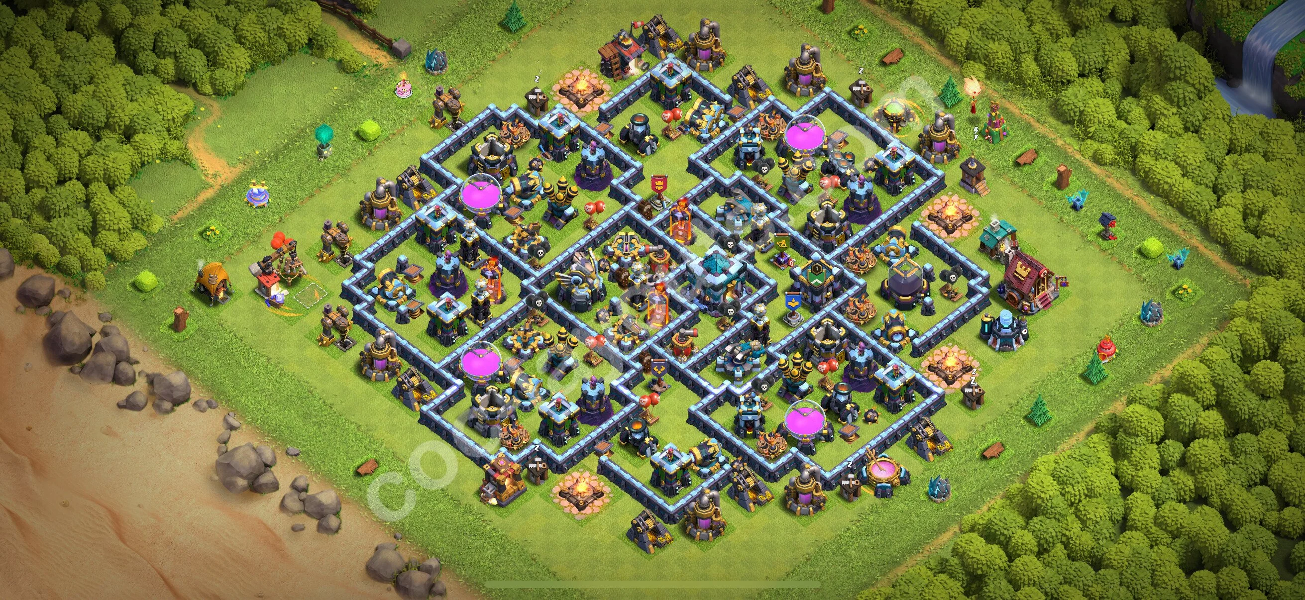 Unbeatable Base TH13 with Link, Anti Everything - best plan / Anti Loot / design - Clash of Clans 2026 - (#132) — Защита TH13