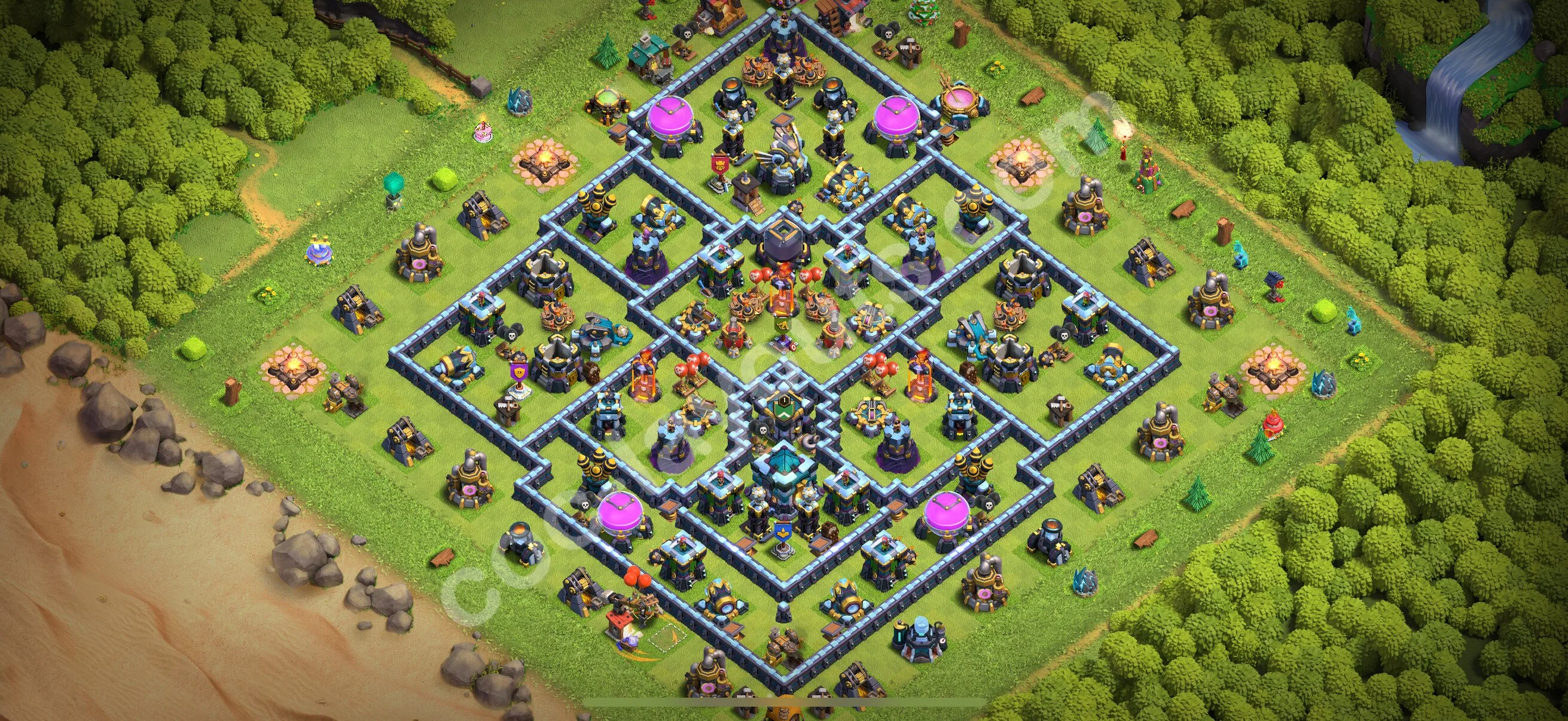 Farming Base TH13 with Link, Legend League - plan / layout / design - Clash of Clans 2026 - (#73) — Фарм TH13