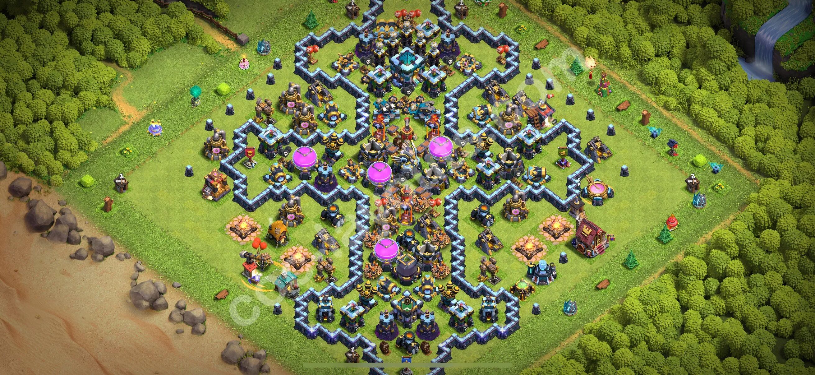Top Troll Funny Base TH13 with Link - Funny Art Plan 2026 - Clash of Clans - (#54) — Fun TH13