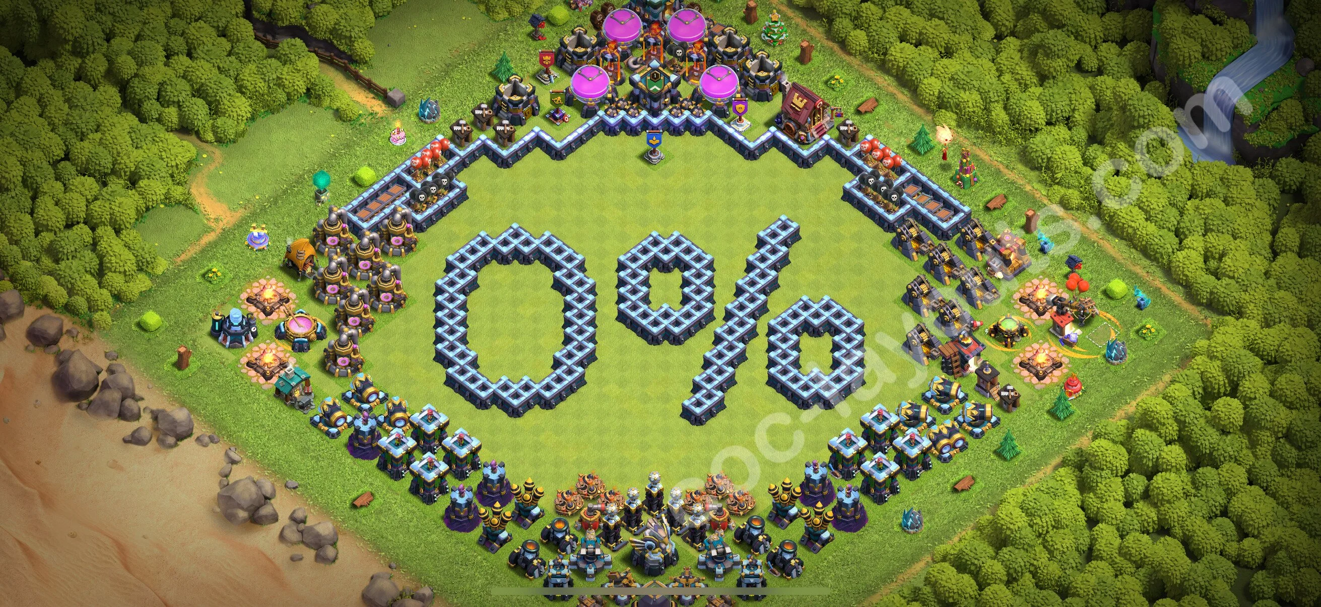 Top Troll Funny Base TH13 with Link - Funny Art Plan 2026 - Clash of Clans - (#56) — Розваги TH13