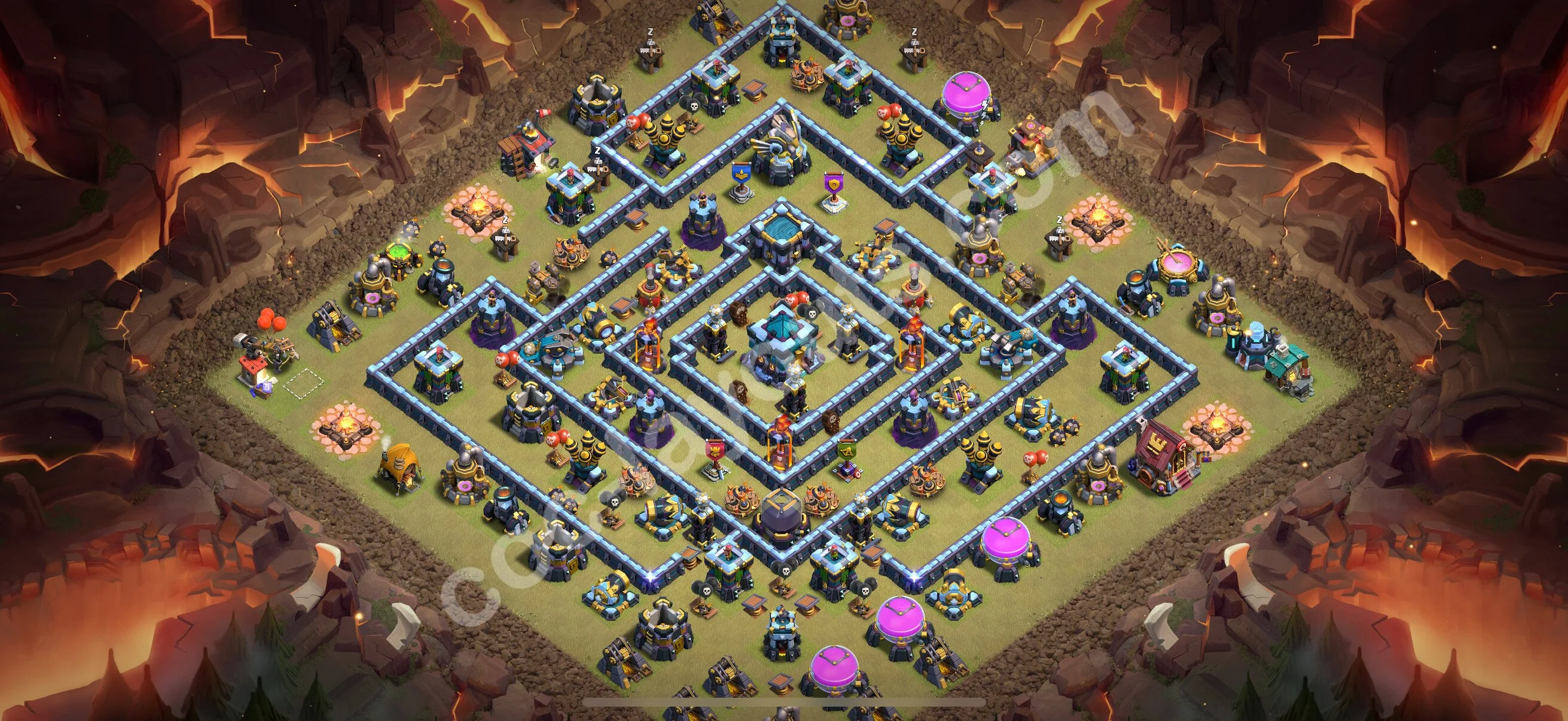 Top War Base TH13 with Link, Legend League - Anti 2 Stars CWL Plan 2026 - Clash of Clans - (#186) — Война BH13