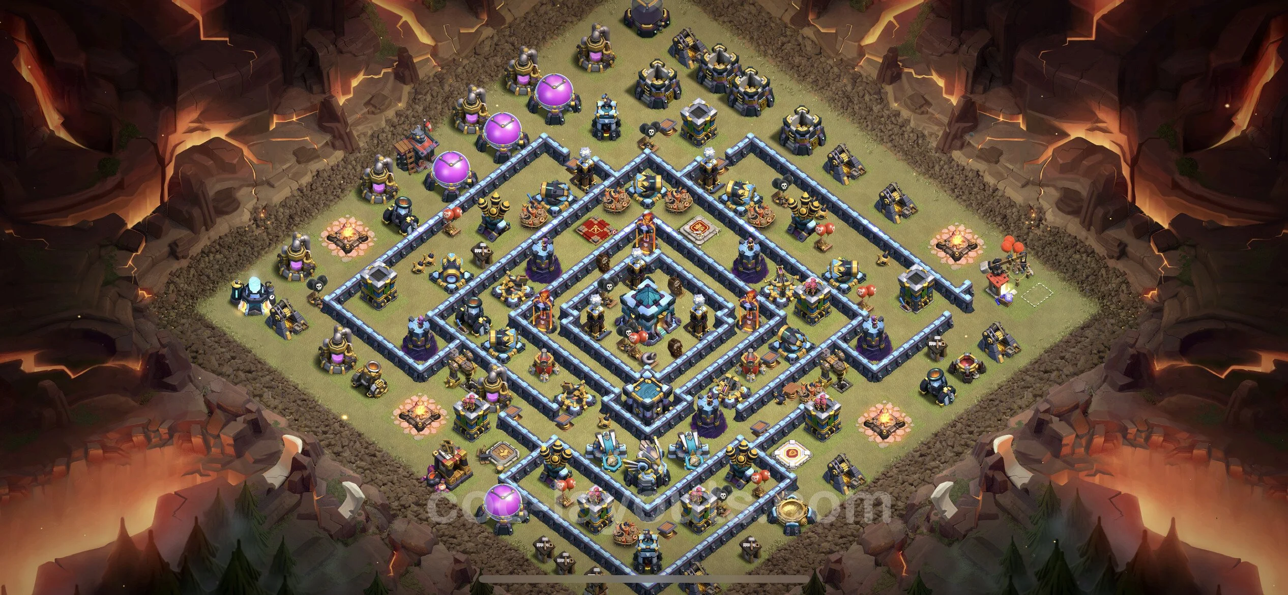 Top War Base TH13 with Link, Anti Everything - Anti 3 Stars CWL Plan - Clash of Clans - (#189) — Війна BH13