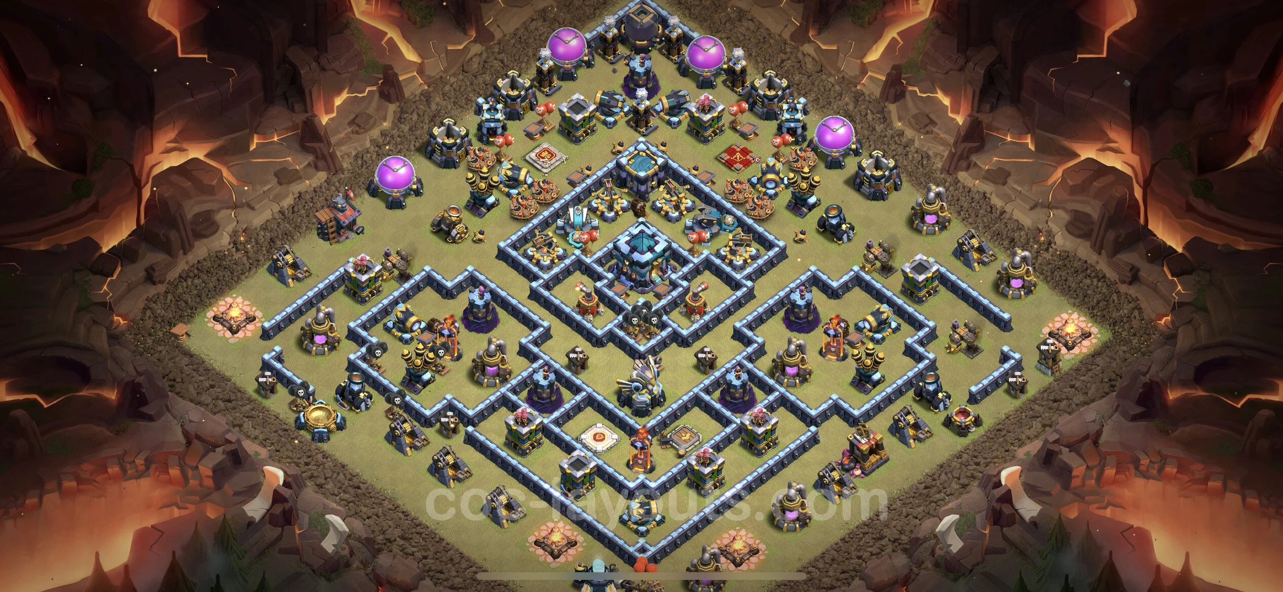 Top War Base TH13 with Link, Anti Everything - CWL Defence Plan - Clash of Clans - (#192) — Війна BH13
