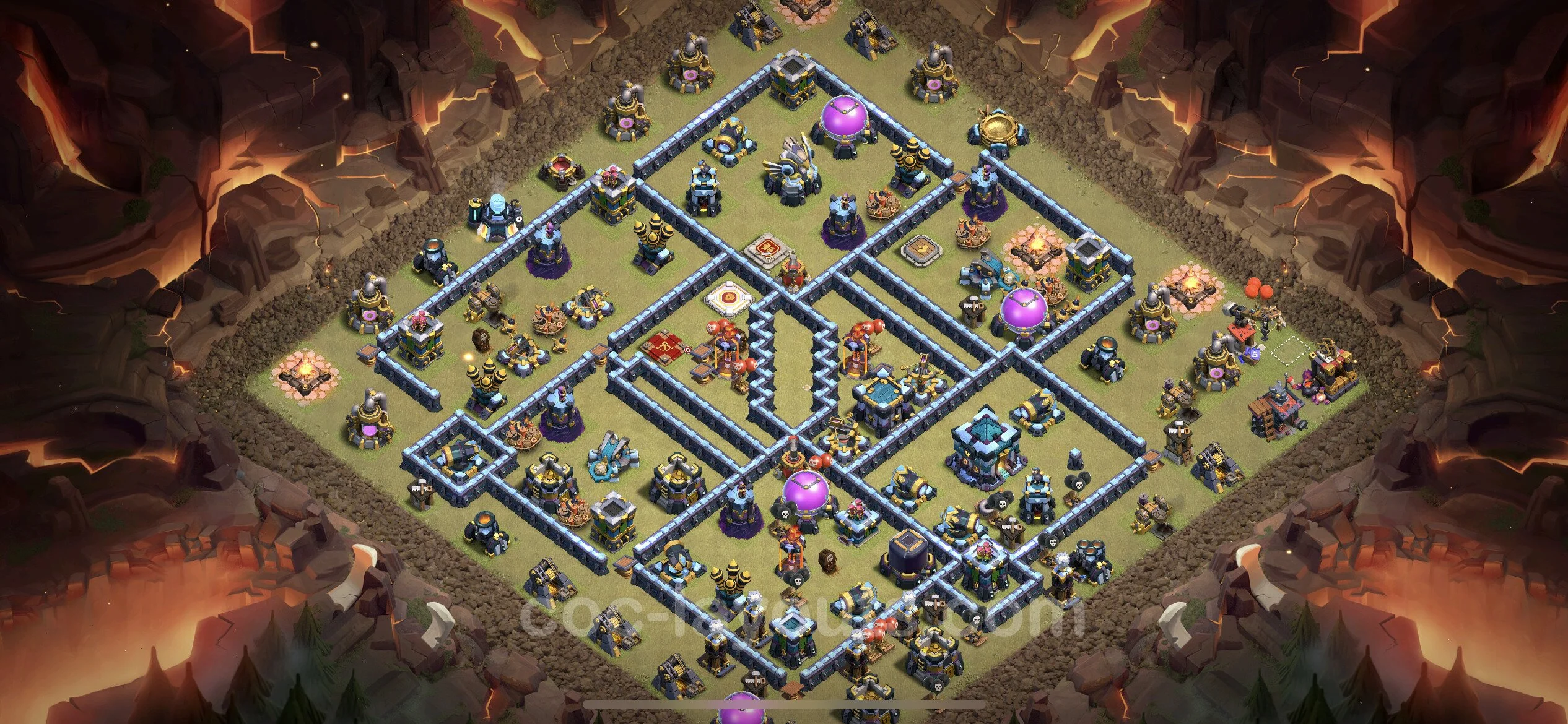 Top War Base TH13 with Link, Anti Everything - Anti 2 Stars CWL Plan - Clash of Clans - (#194) — Wojna BH13