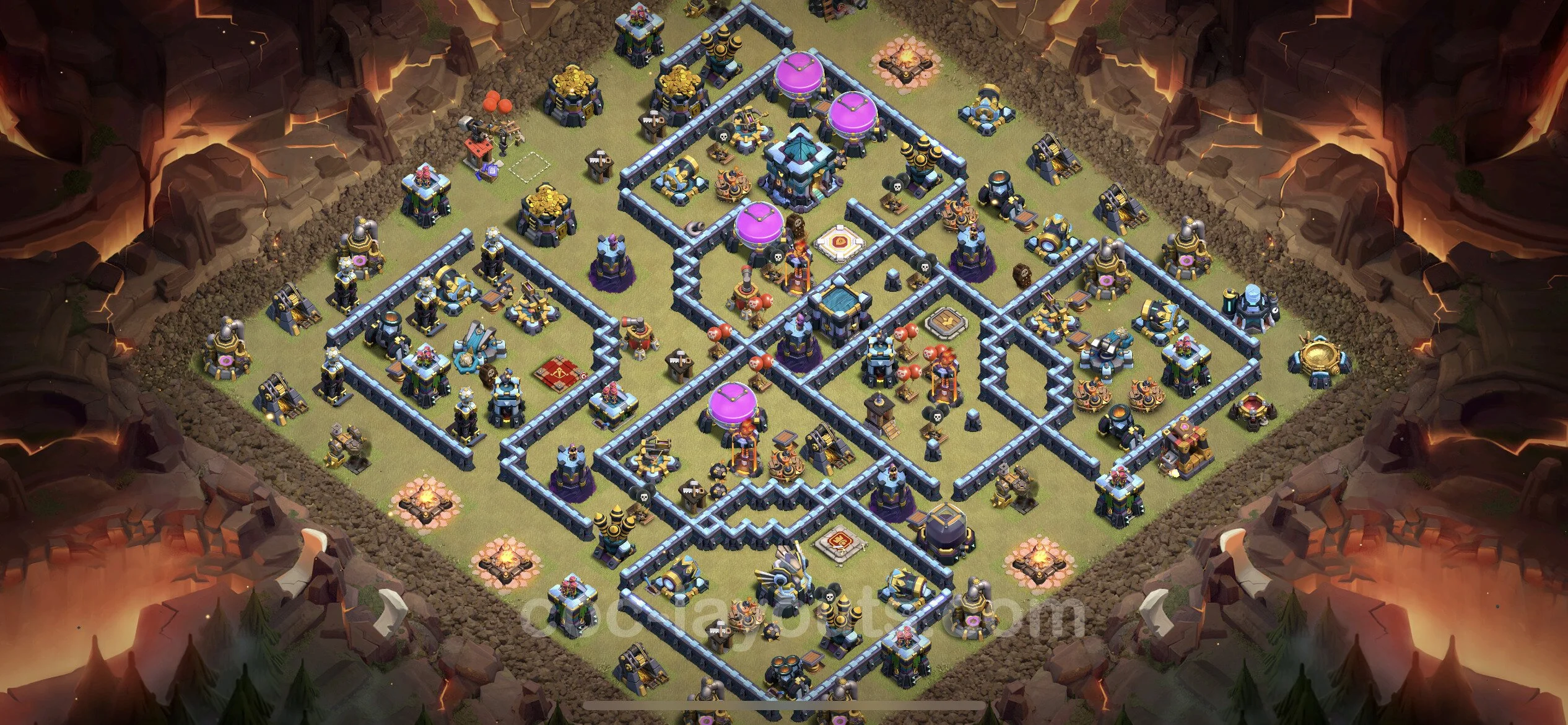 Top War Base TH13 with Link, Anti Everything - Anti 3 Stars CWL Plan - Clash of Clans - (#215) — Війна BH13