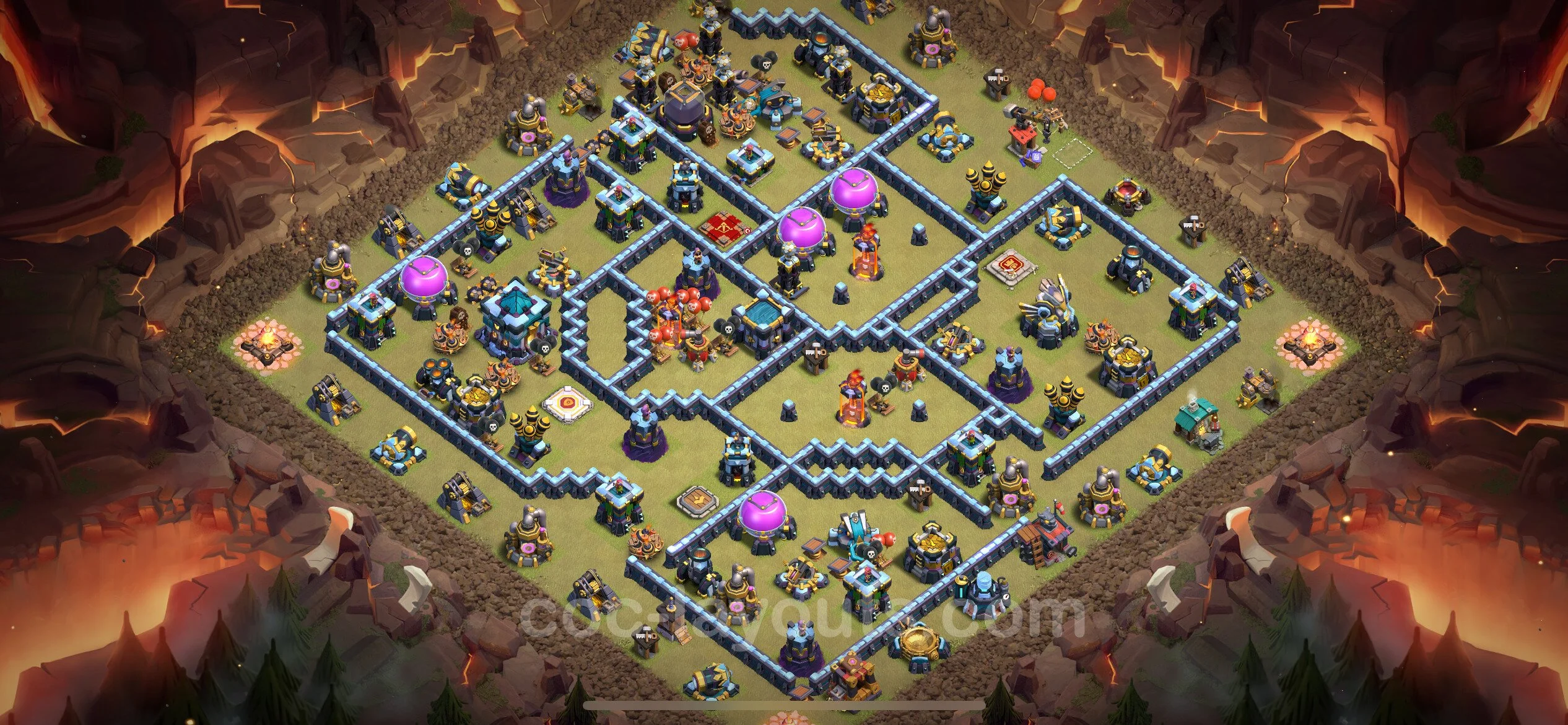 Top War Base TH13 with Link, Anti Everything, Hybrid - CWL Defence Plan - Clash of Clans - (#228) — Війна BH13