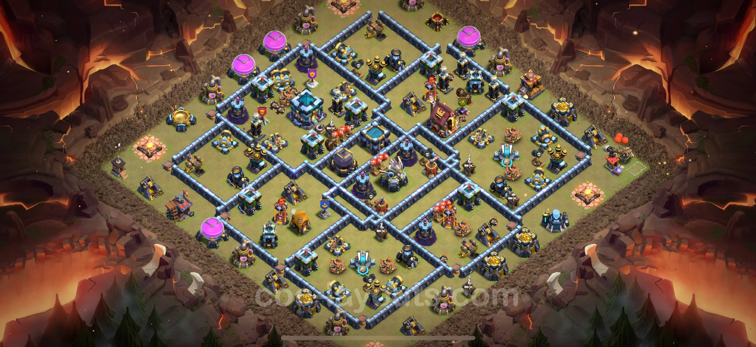 Top War Base TH13 with Link, Legend League - Anti 2 Stars CWL Plan - Clash of Clans - (#235) — War BH13