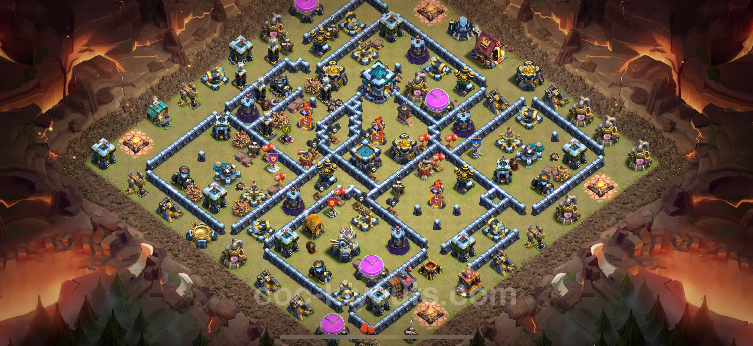 Top War Base TH13 with Link, Anti Everything - Anti 3 Stars CWL Plan - Clash of Clans - (#239) — Krieg BH13