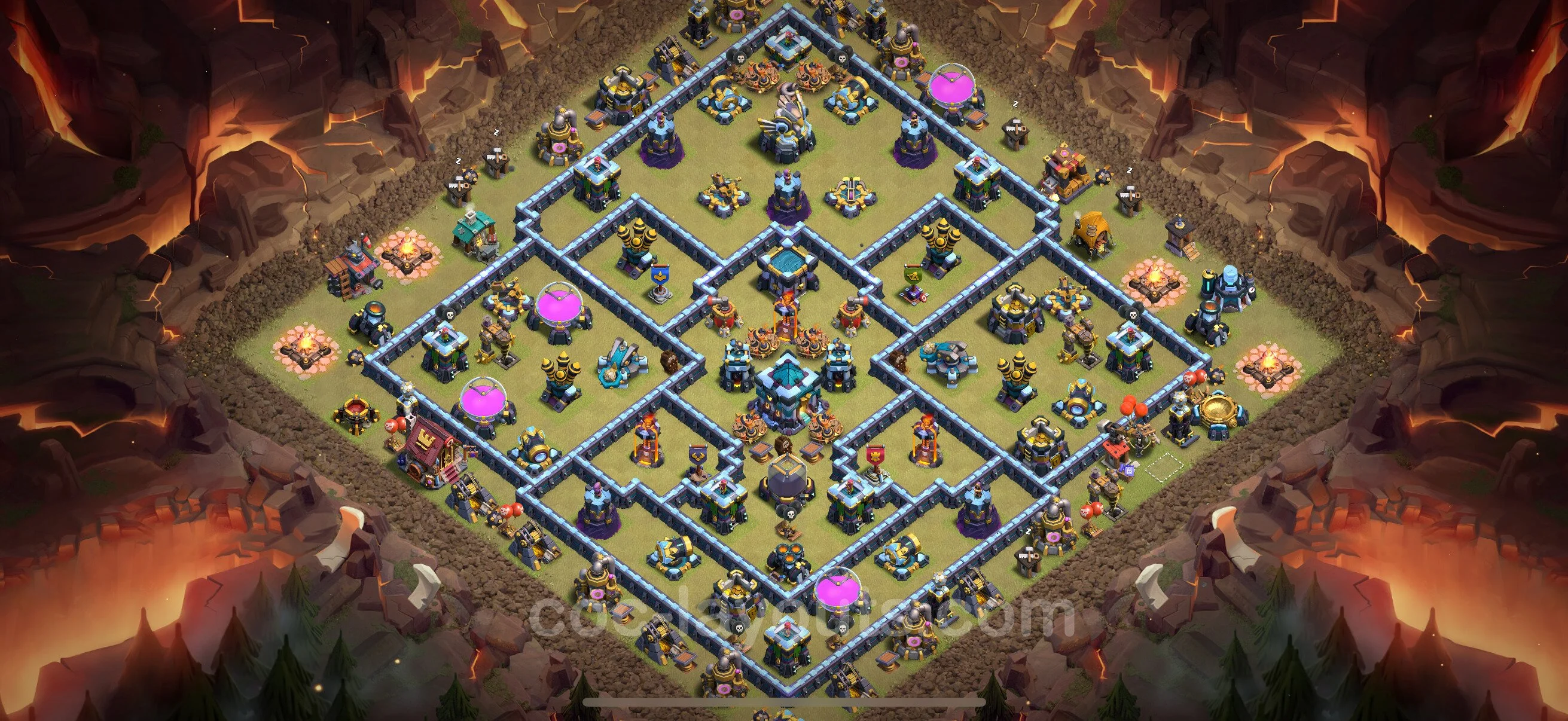 Top War Base TH13 with Link, Anti 2 Stars - CWL Defence Plan - Clash of Clans - (#262) — Війна BH13