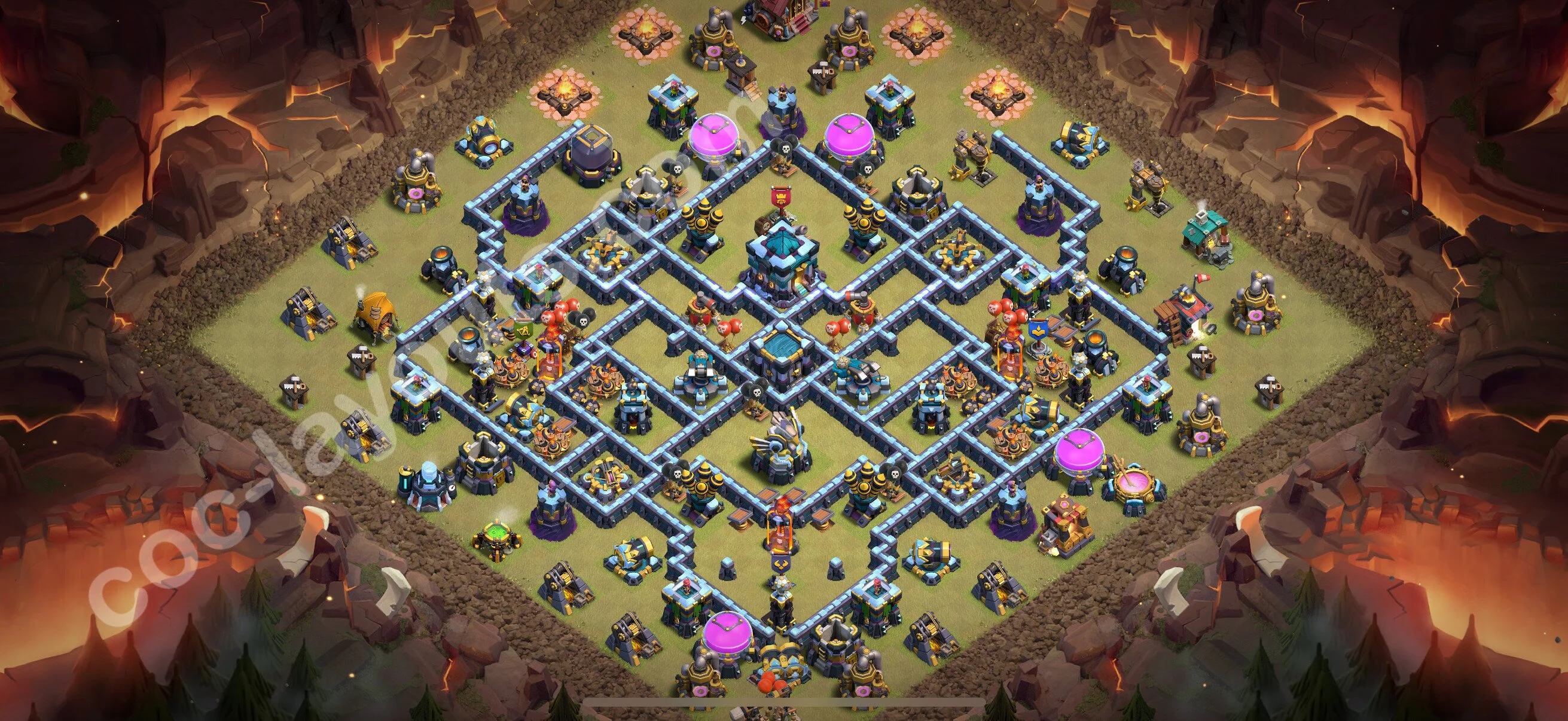 Top War Base TH13 with Link, Anti Everything - Anti 2 Stars CWL Plan 2026 - Clash of Clans - (#265) — War BH13
