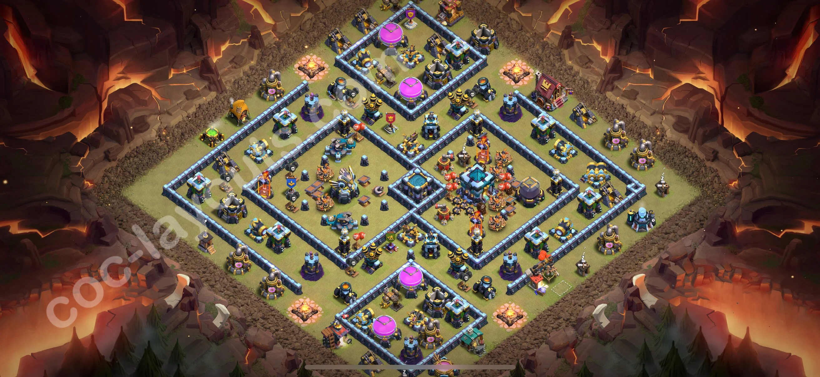 Top War Base TH13 with Link, Anti Air / Electro Dragon, Hybrid - CWL Defence Plan 2026 - Clash of Clans - (#269) — Oorlog BH13