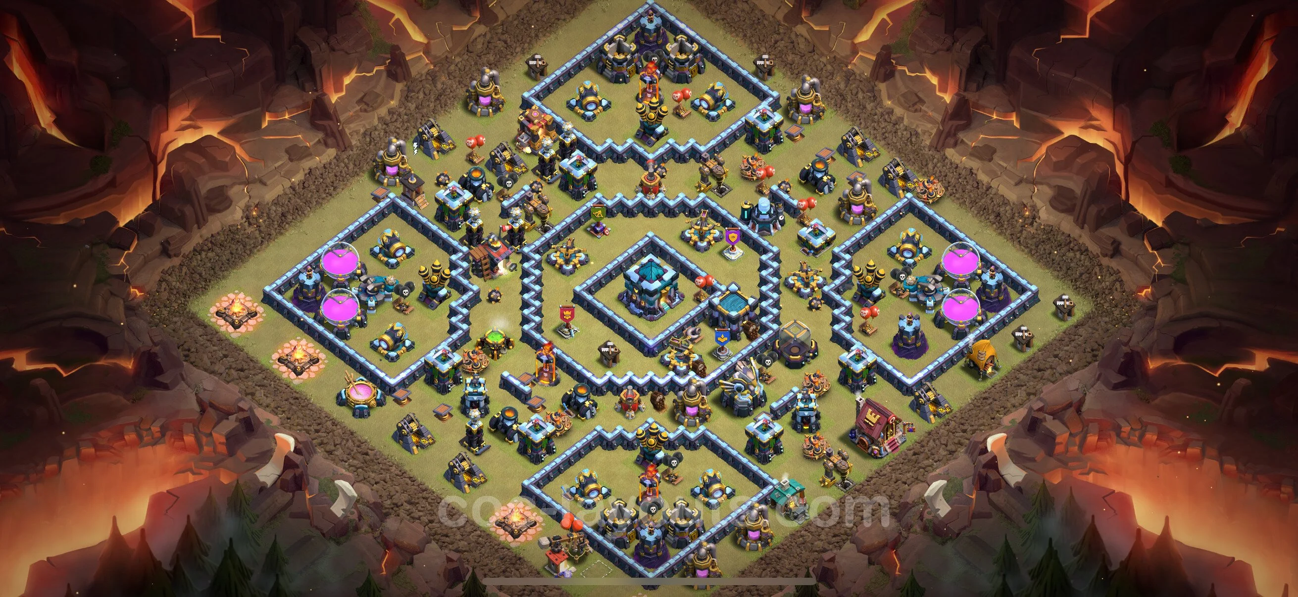 Top War Base TH13 with Link, Anti Everything, Hybrid - CWL Defence Plan - Clash of Clans - (#270) — Війна BH13