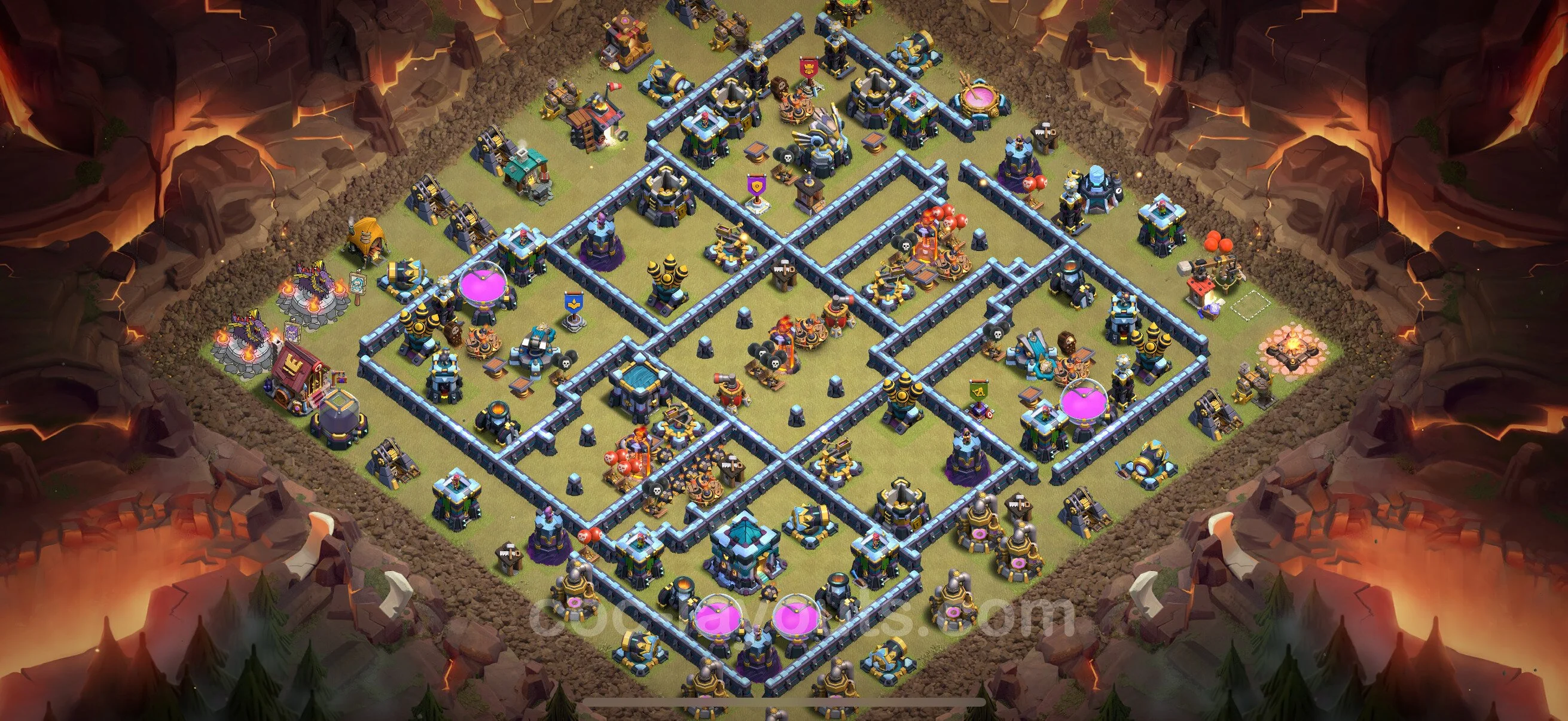 Top War Base TH13 with Link, Anti Everything - Anti 3 Stars CWL Plan - Clash of Clans - (#282) — Війна BH13