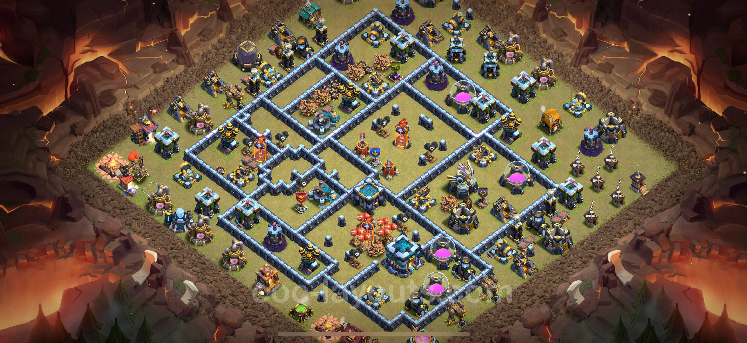 Top War Base TH13 with Link, Anti 3 Stars - CWL Defence Plan 2026 - Clash of Clans - (#290) — Война BH13