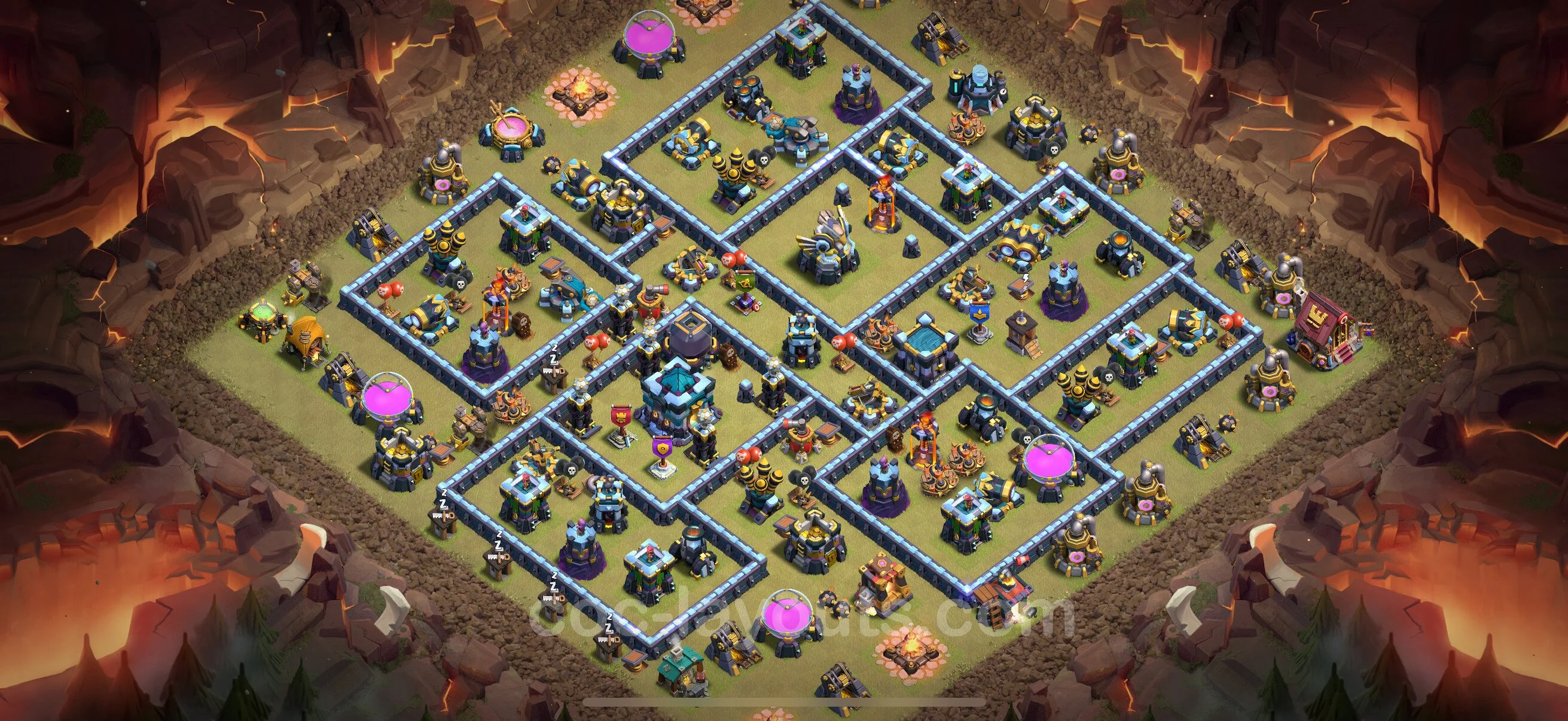 Top War Base TH13 with Link, Anti Everything - CWL Defence Plan 2026 - Clash of Clans - (#291) — Oorlog BH13