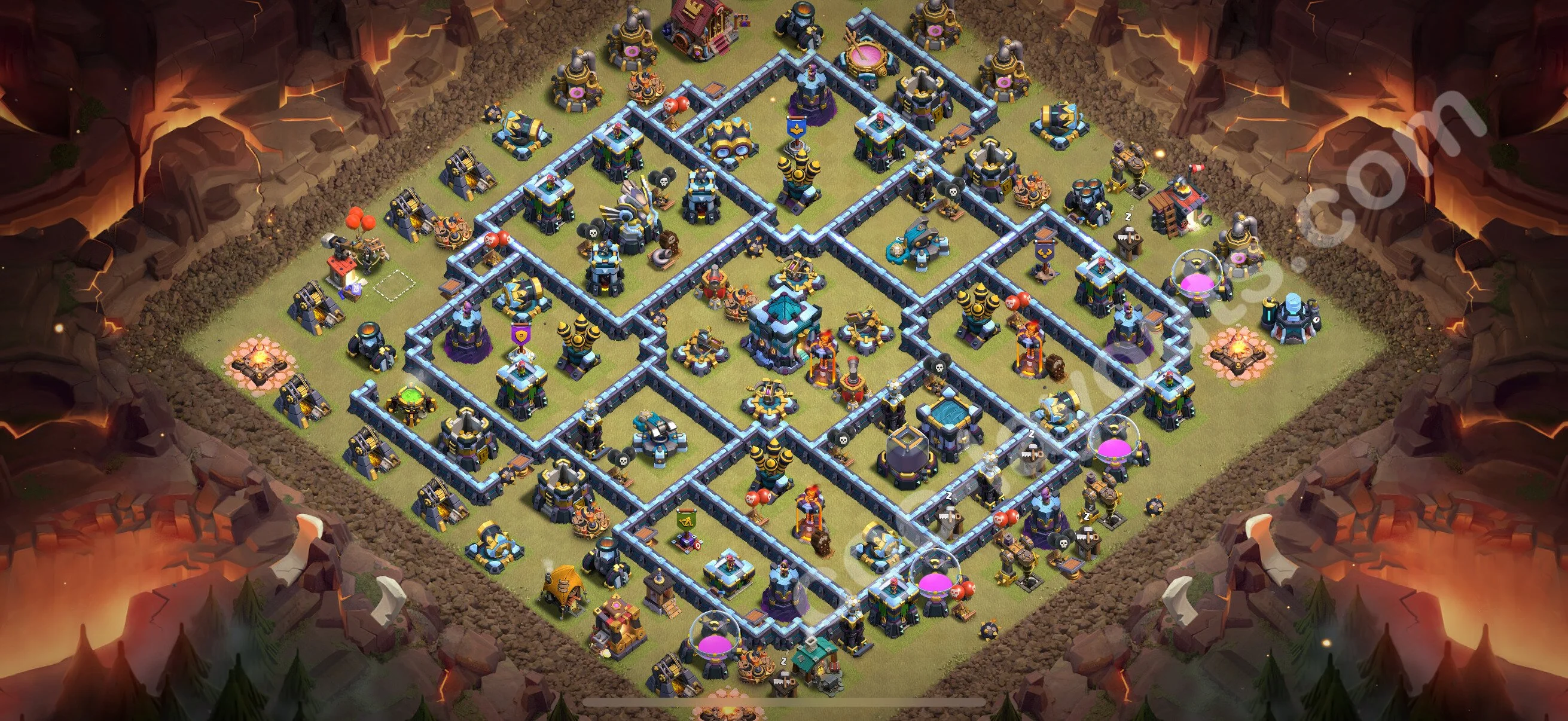 Top War Base TH13 with Link, Anti Air / Electro Dragon - Anti 3 Stars CWL Plan 2026 - Clash of Clans - (#294) — Krieg BH13