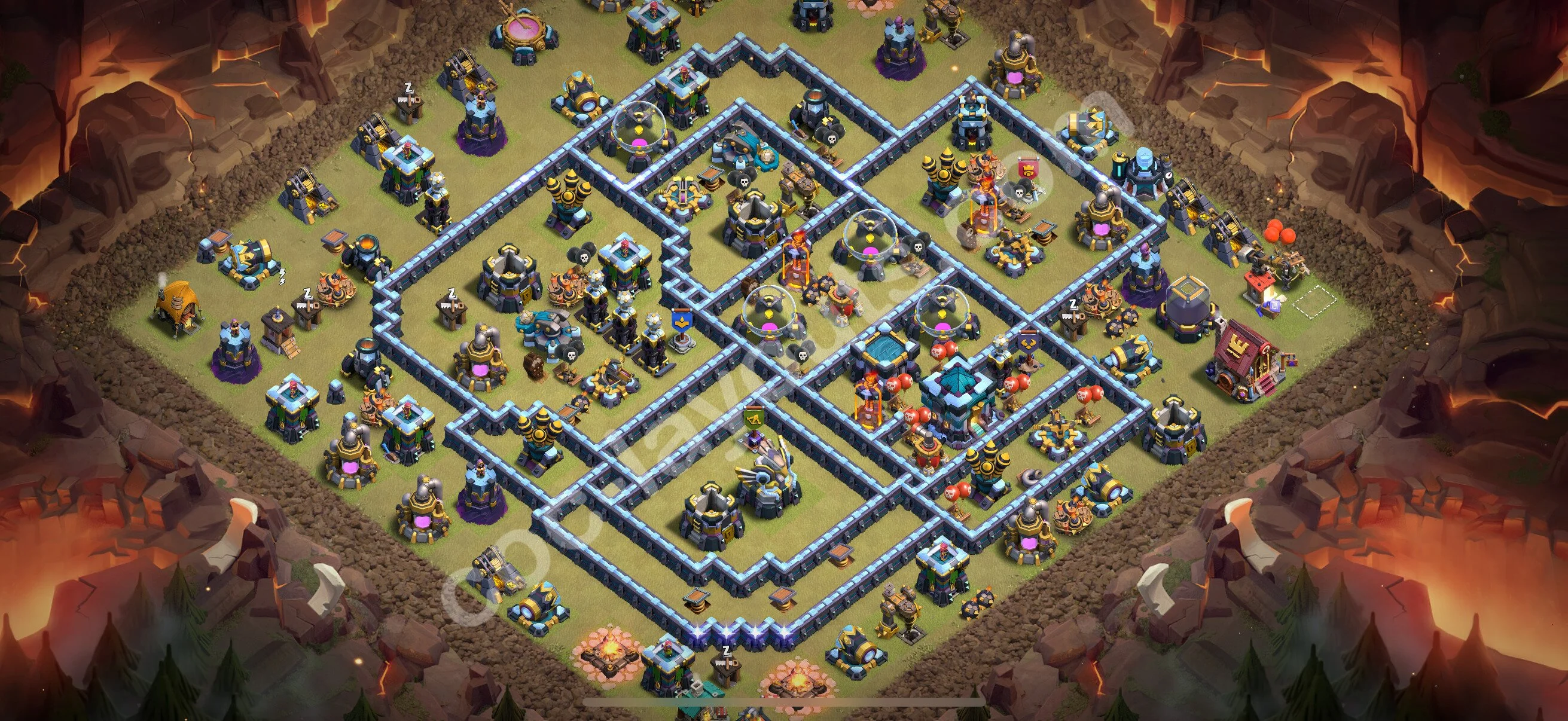 Top War Base TH13 with Link - Anti 3 Stars CWL Plan 2026 - Clash of Clans - (#295) — War BH13
