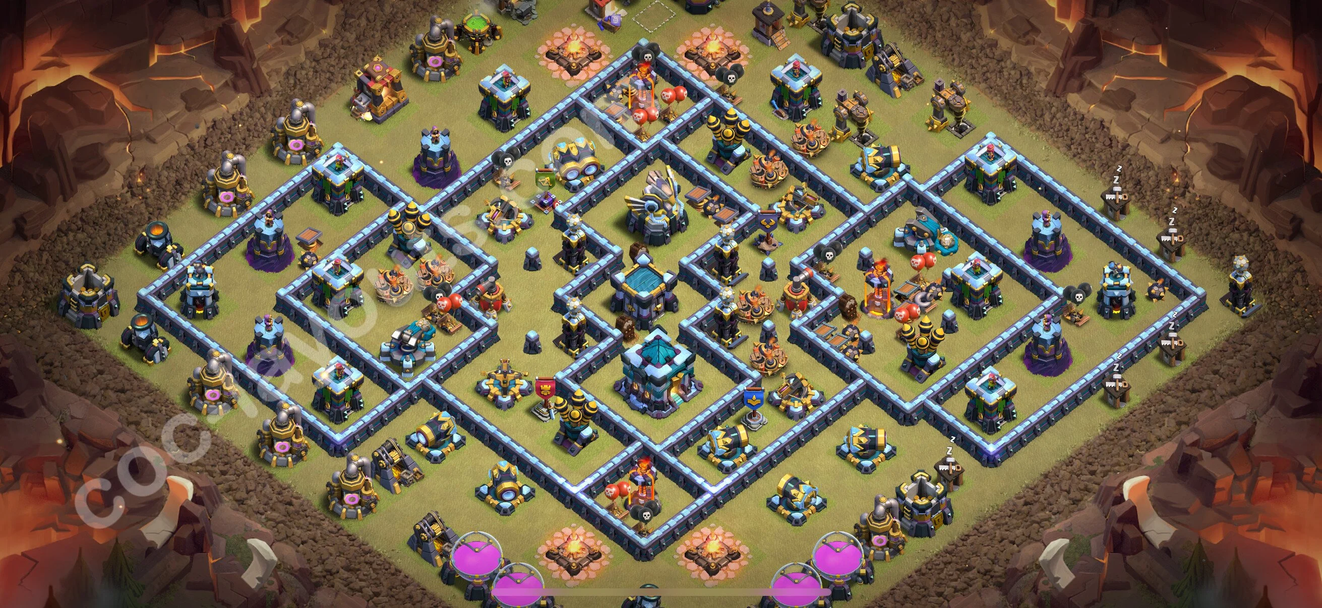 Top War Base TH13 with Link, Anti Air / Electro Dragon - Anti 3 Stars CWL Plan 2026 - Clash of Clans - (#297) — Війна BH13