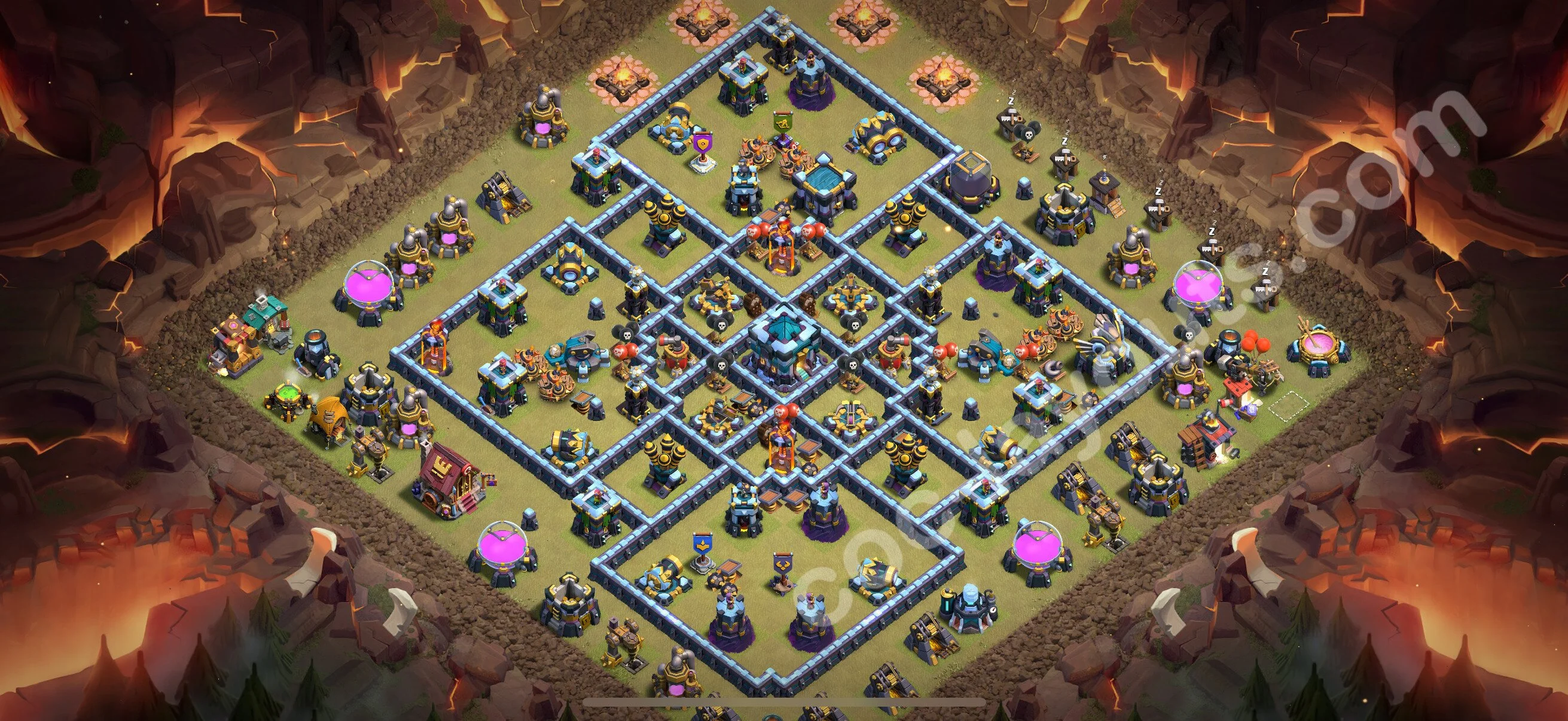 Top War Base TH13 with Link, Anti Air / Electro Dragon - Anti 3 Stars CWL Plan 2026 - Clash of Clans - (#298) — Війна BH13