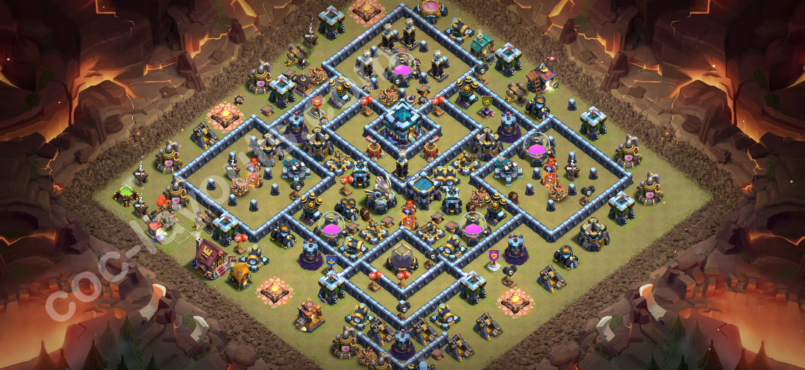 Top War Base TH13 with Link - Max Levels CWL Plan 2026 - Clash of Clans - (#299) — Війна BH13