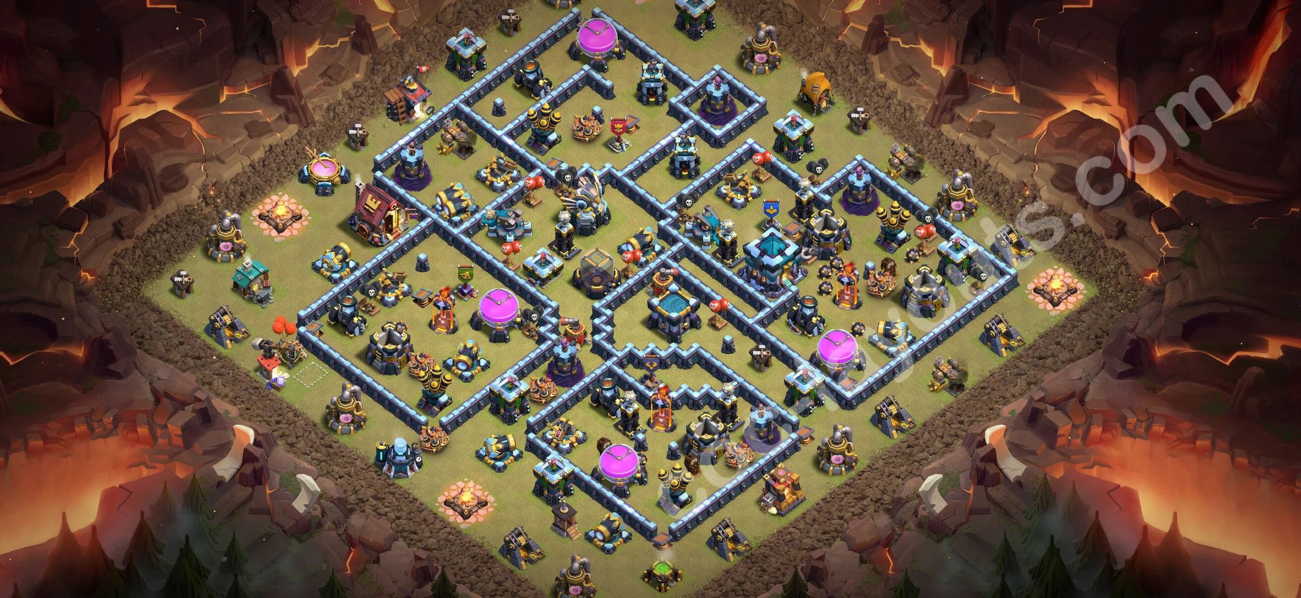 Top War Base TH13 with Link - Anti 3 Stars CWL Plan 2026 - Clash of Clans - (#302) — Wojna BH13