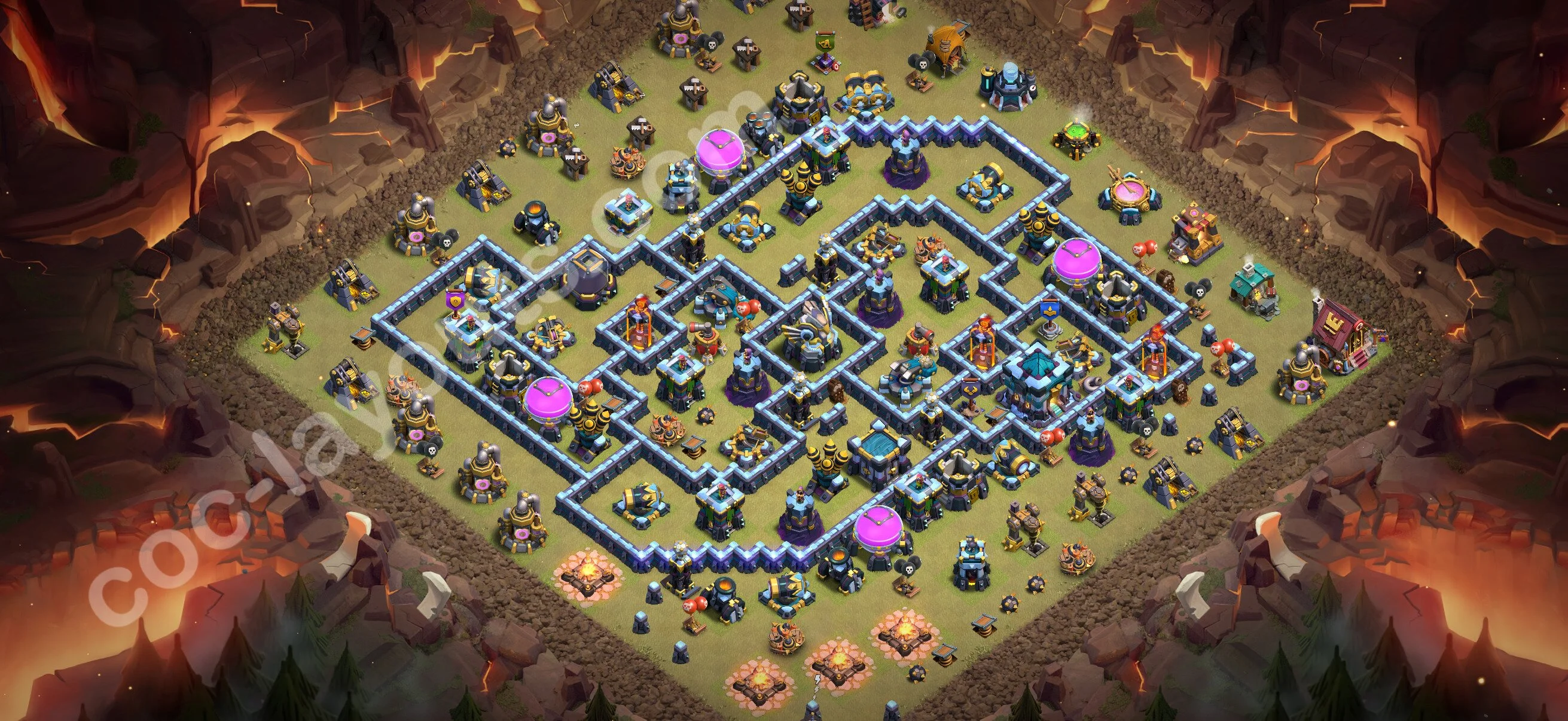 Top War Base TH13 with Link, Anti Air / Electro Dragon - Anti 3 Stars CWL Plan 2026 - Clash of Clans - (#310) — Война BH13