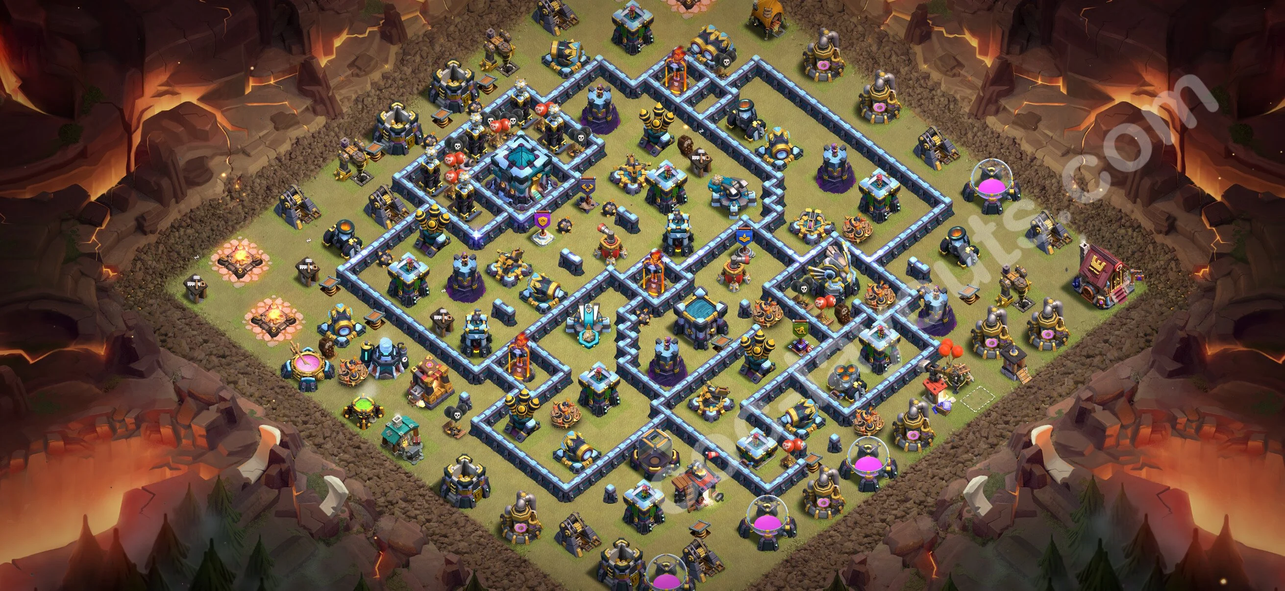 Top War Base TH13 with Link - Max Levels CWL Plan 2026 - Clash of Clans - (#311) — War BH13
