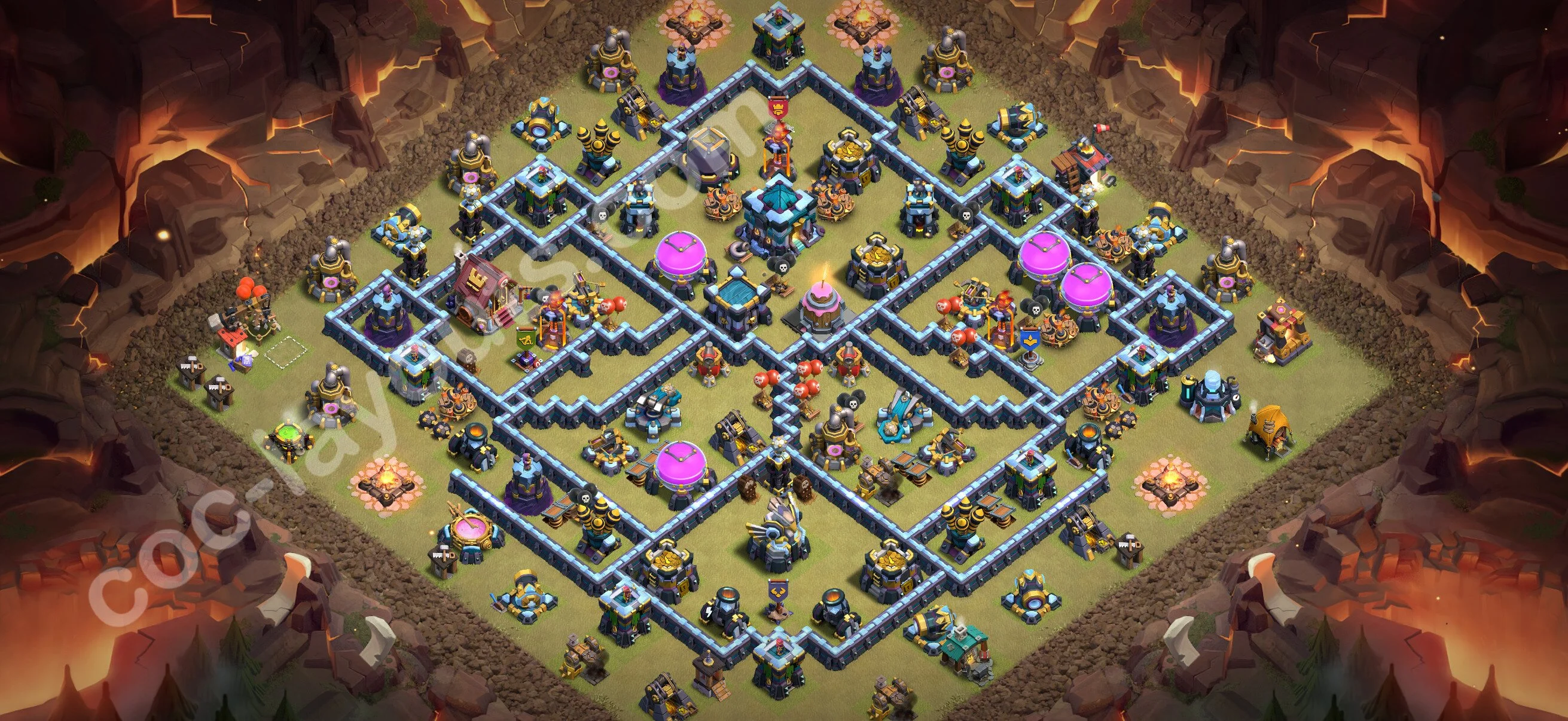 Top War Base TH13 with Link - Anti 3 Stars CWL Plan 2026 - Clash of Clans - (#313) — Війна BH13