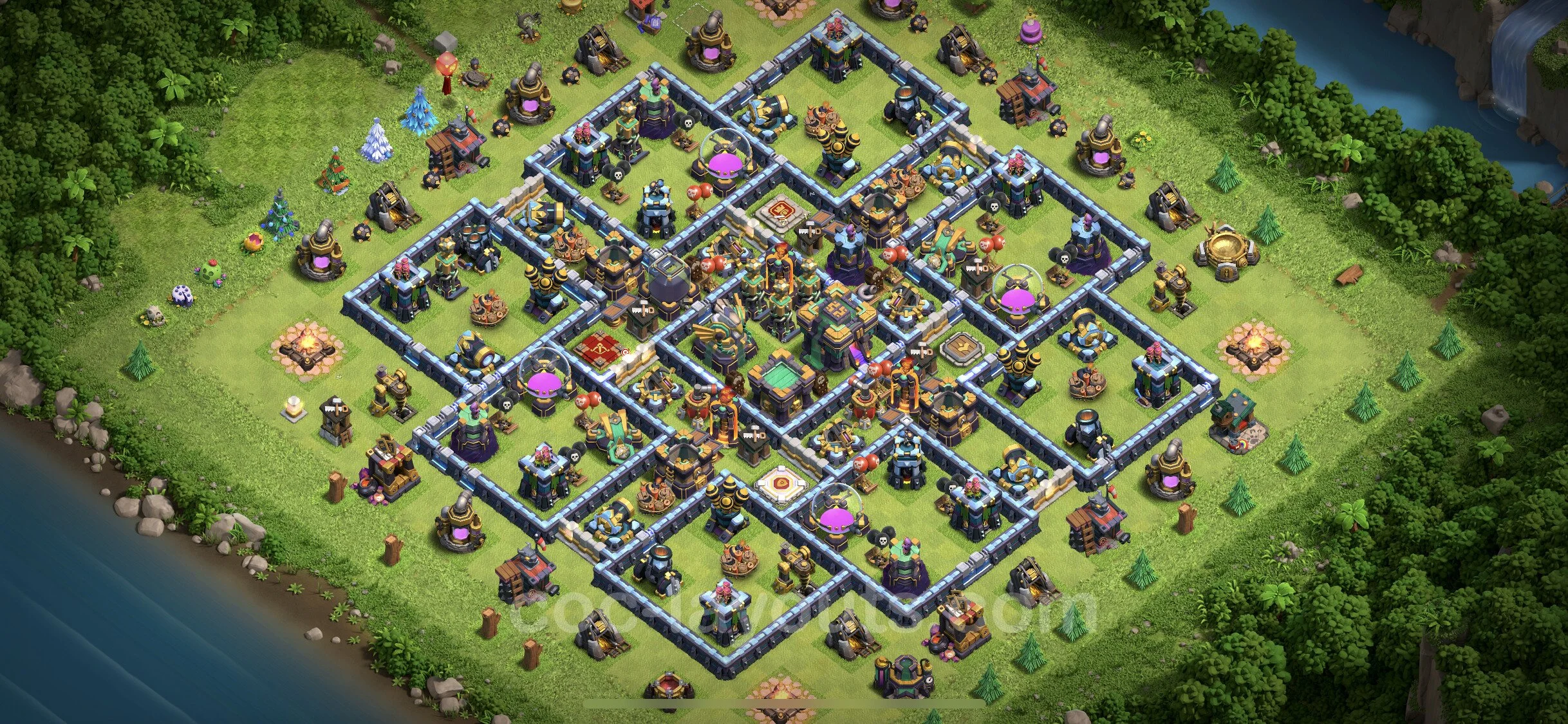 Unbeatable Base TH14 with Link, Legend League - best plan / Anti Loot / design - Clash of Clans - (#26) — Verdediging TH14