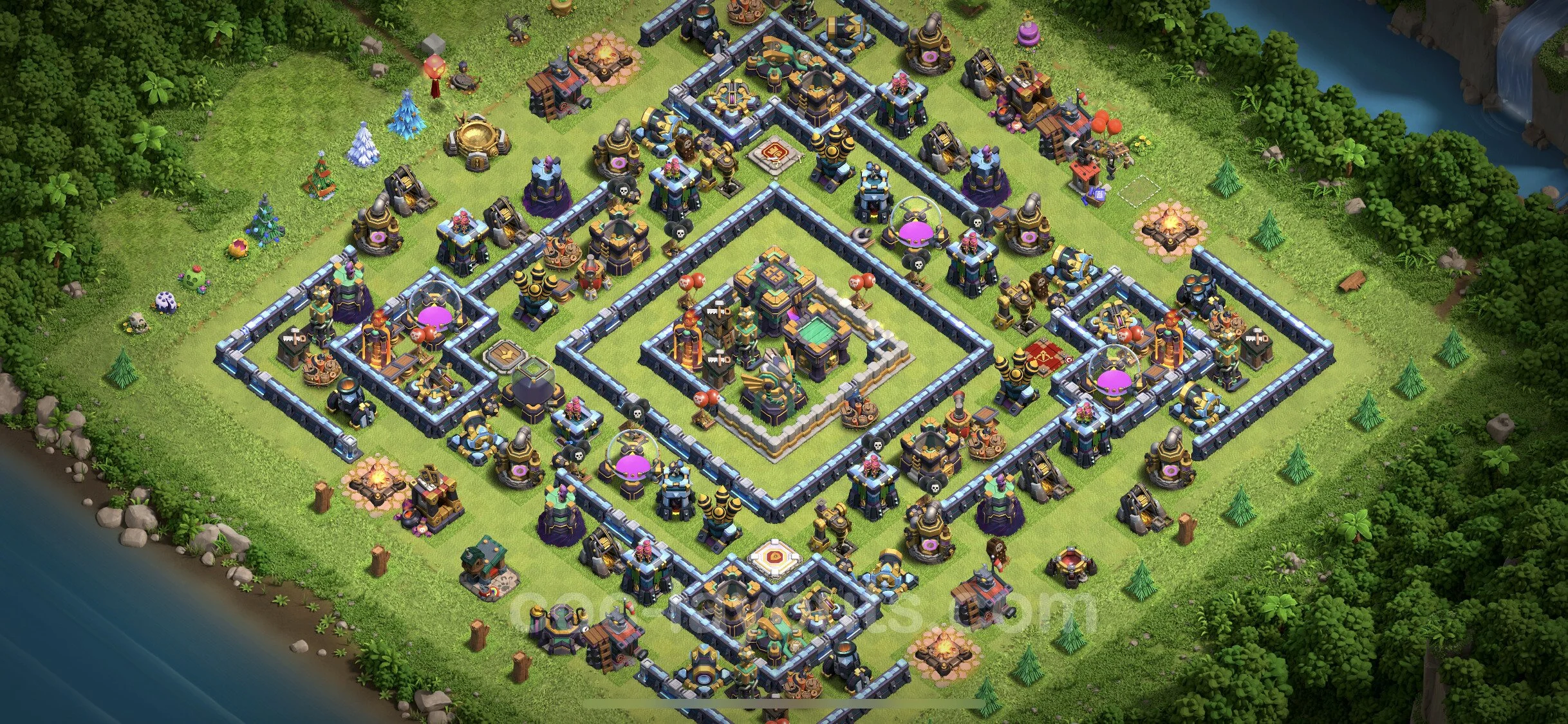 Anti 2 Stars Base TH14 with Link, Legend League - best plan / layout / design - Clash of Clans - (#29) — Défense TH14
