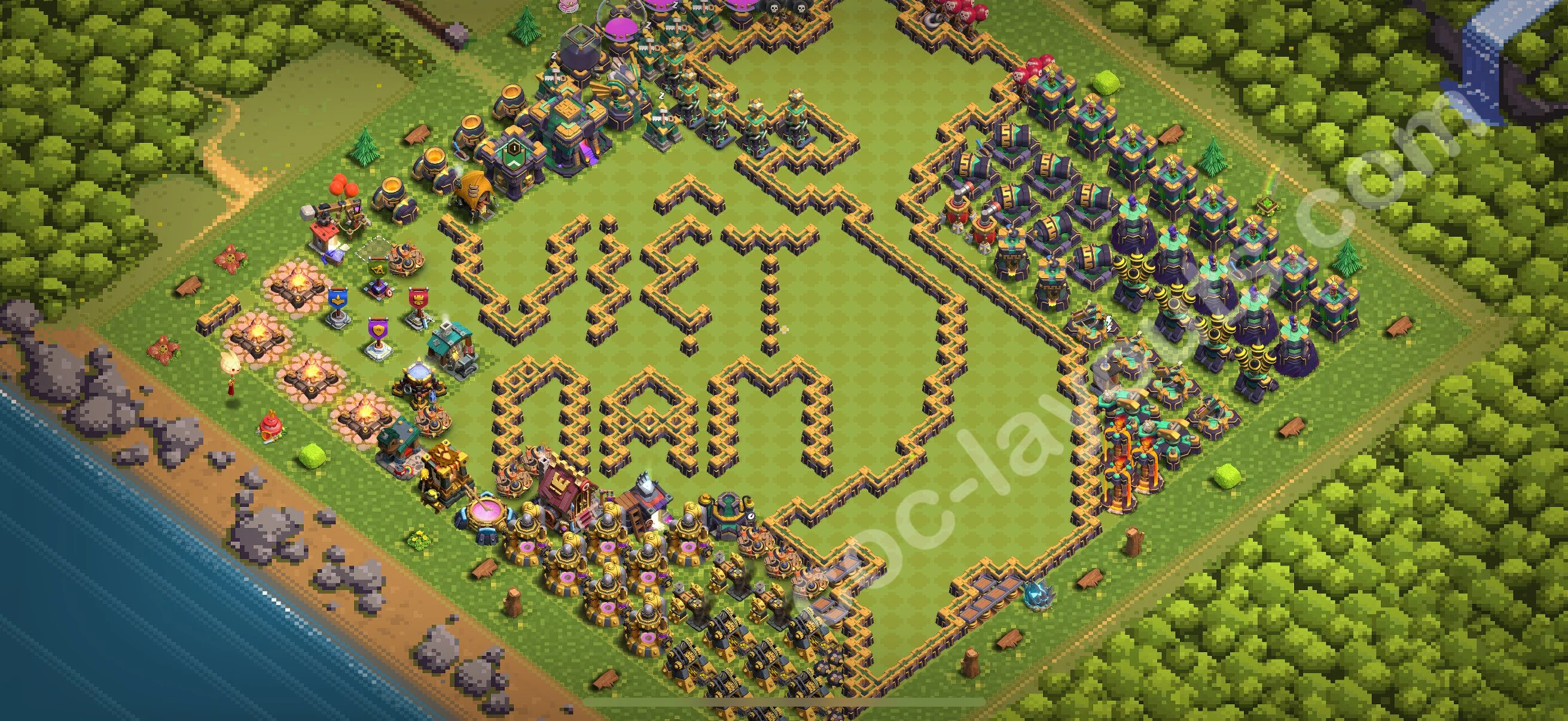 Top Troll Funny Base TH14 with Link - Funny Art Plan 2026 - Clash of Clans - (#37) — Fun TH14